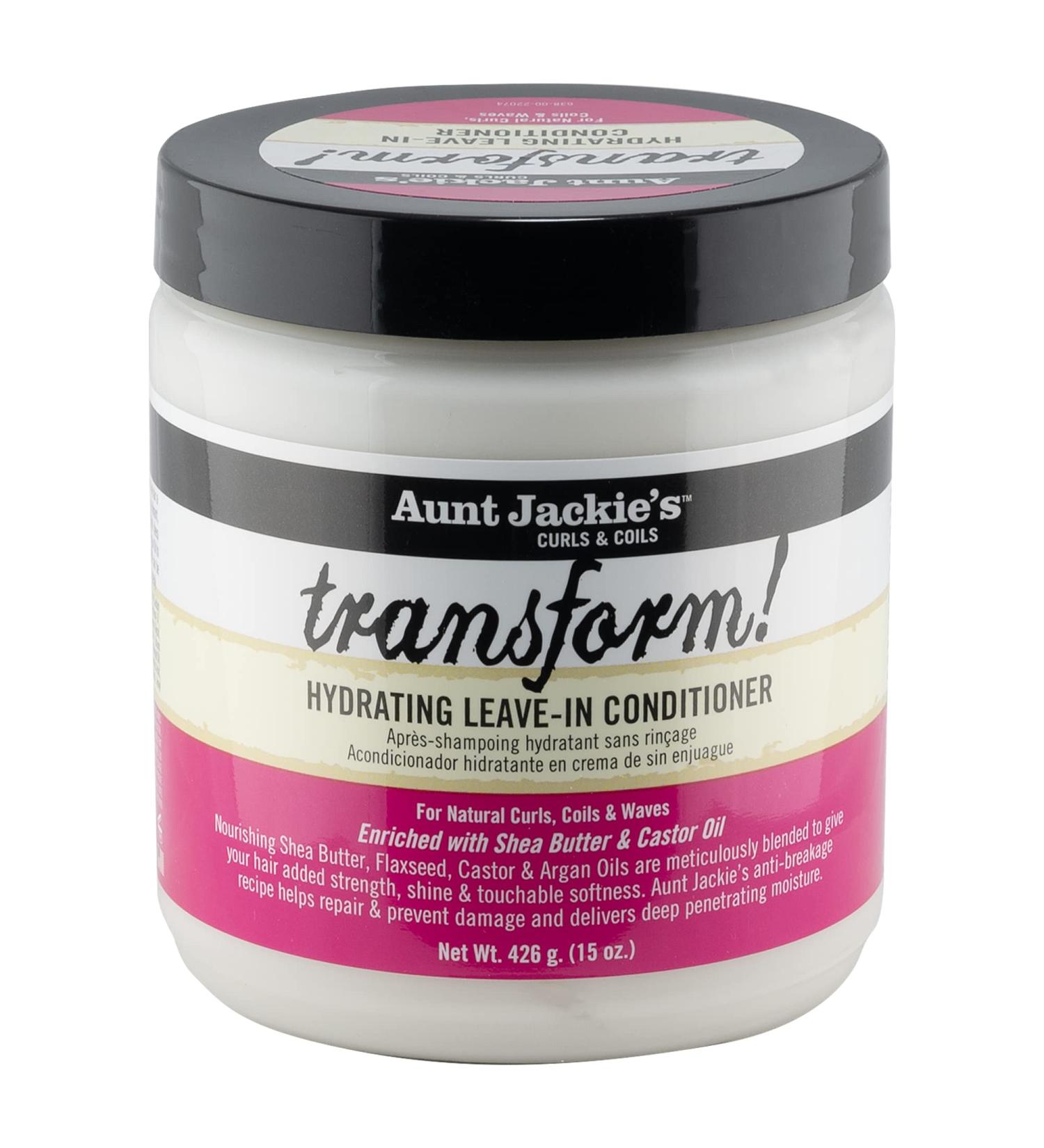 Aunt Jackie's Curls & Coils Transform Hydrating Leave-In Creme Conditioner - 15 oz for All Hair Types | International Shipping Available - Buy Online on GoSupps.com
