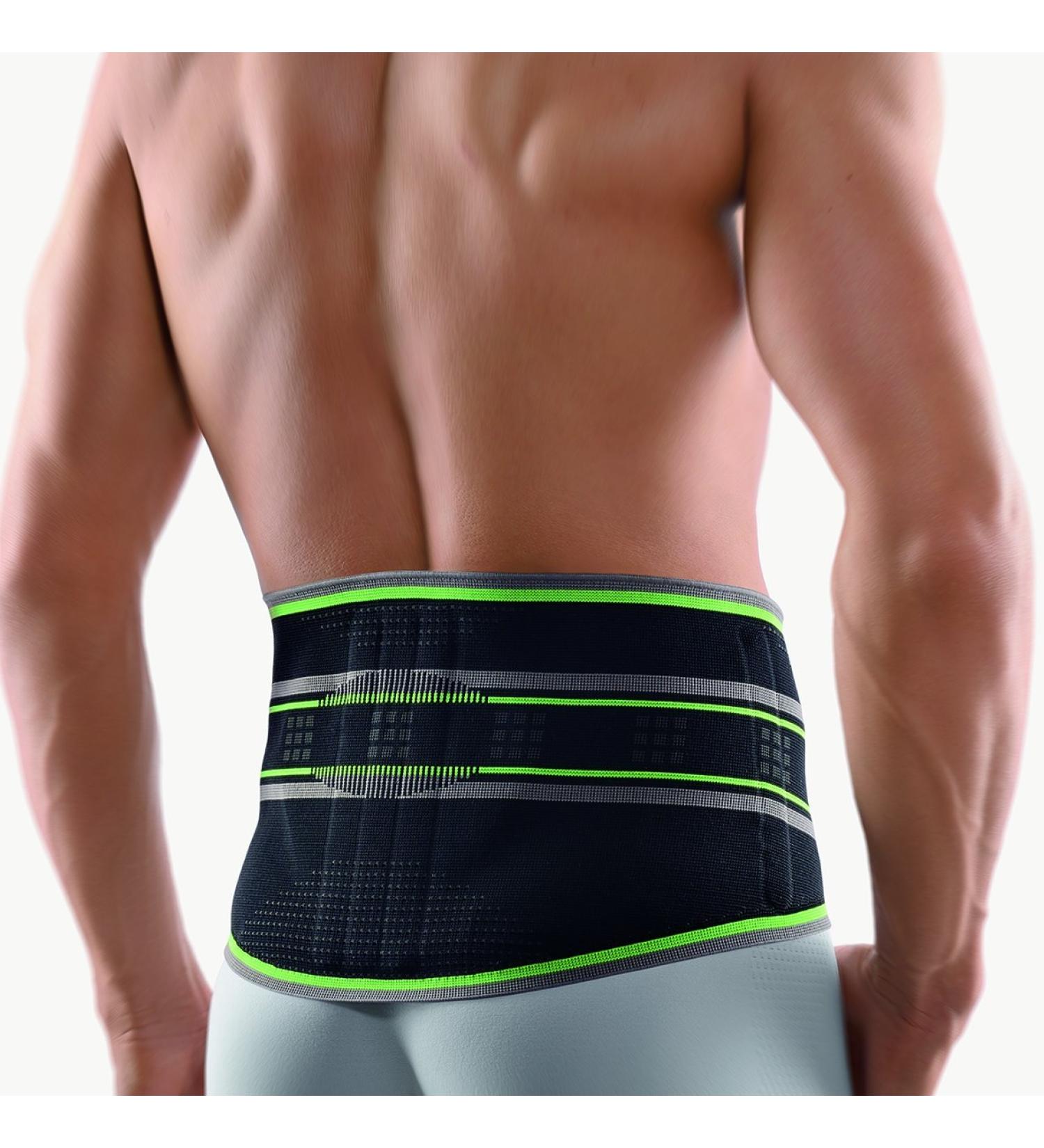 Bort 104690SP Size 7 StabiloBasic Sport Back Support with Pad - Black | International Shipping Available - Buy Online on GoSupps.com