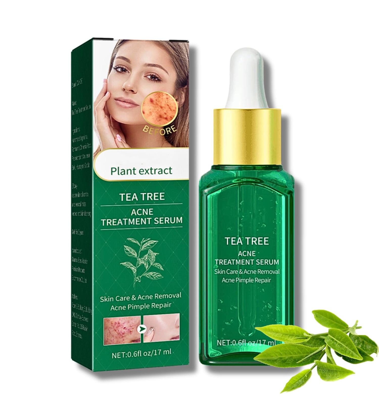 Tea Tree Ance Treatment Serum Tea Tree Oil For Skin Tea Tree Essential Oils Anti-Pimples and Acne Moisturizer and Brighten Skin.Tea Tree Oil for Diffuser Humidifier DIY Home Office 17ml - Buy Online on GoSupps.com