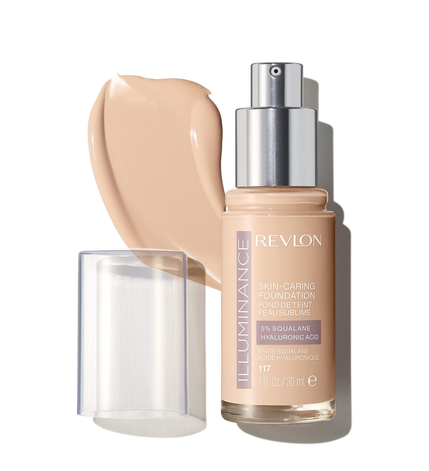Revlon Illuminance Hyaluronic Acid Liquid Foundation - 117 Light Beige (1 Pack) - Buy Online on GoSupps.com