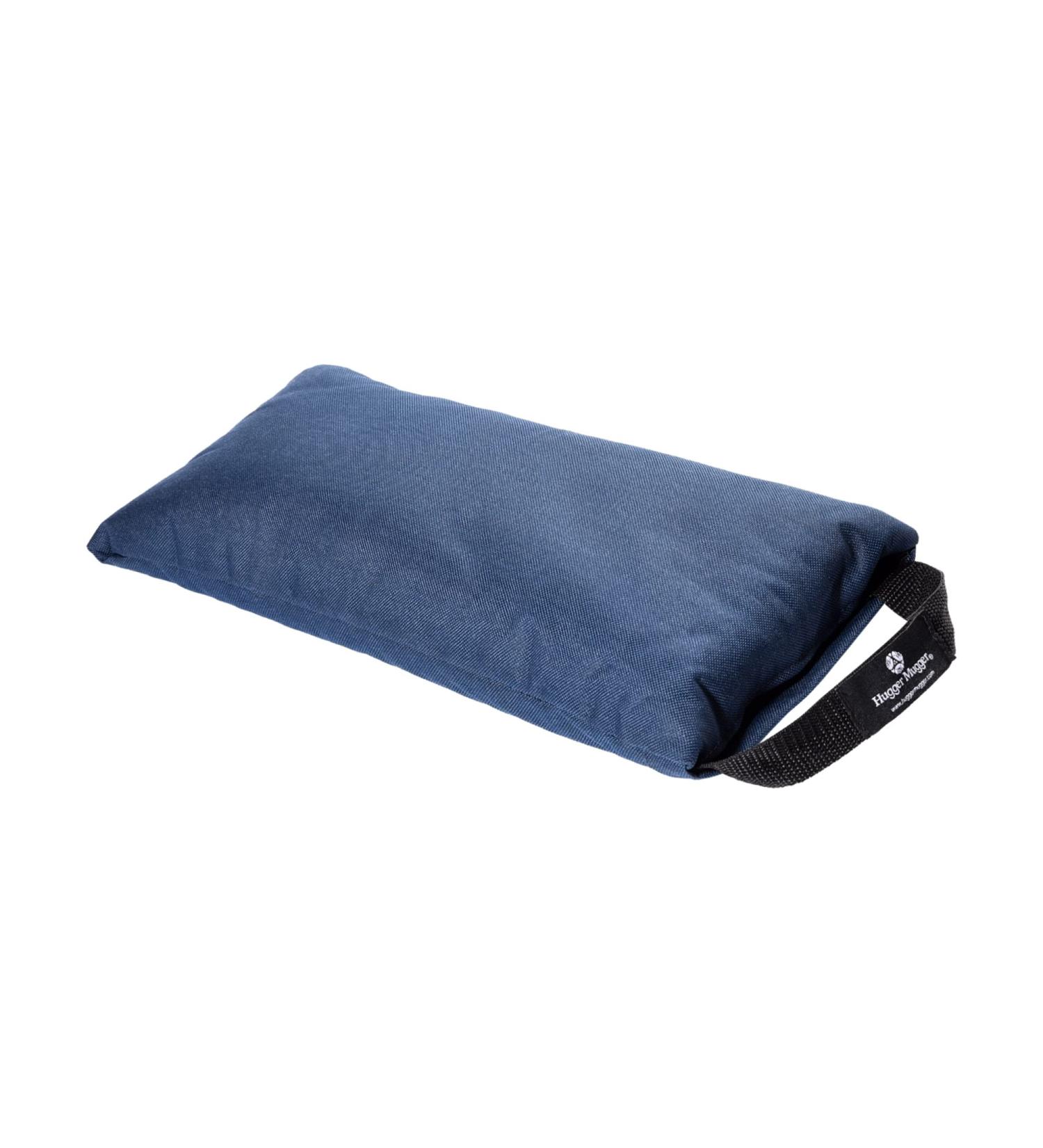 Hugger Mugger 10lb Yoga Sandbag - Zipper Cover, Sturdy Handle, Durable Material - Navy - Buy Online on GoSupps.com