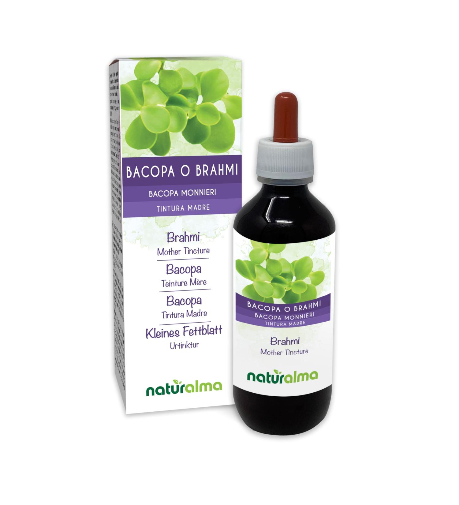 Buy Brahmi (Bacopa Monnieri) Liquid Extract - 200ml Non-Alcoholic Herbal Supplement | Vegan & Natural | International Shipping - Buy Online on GoSupps.com