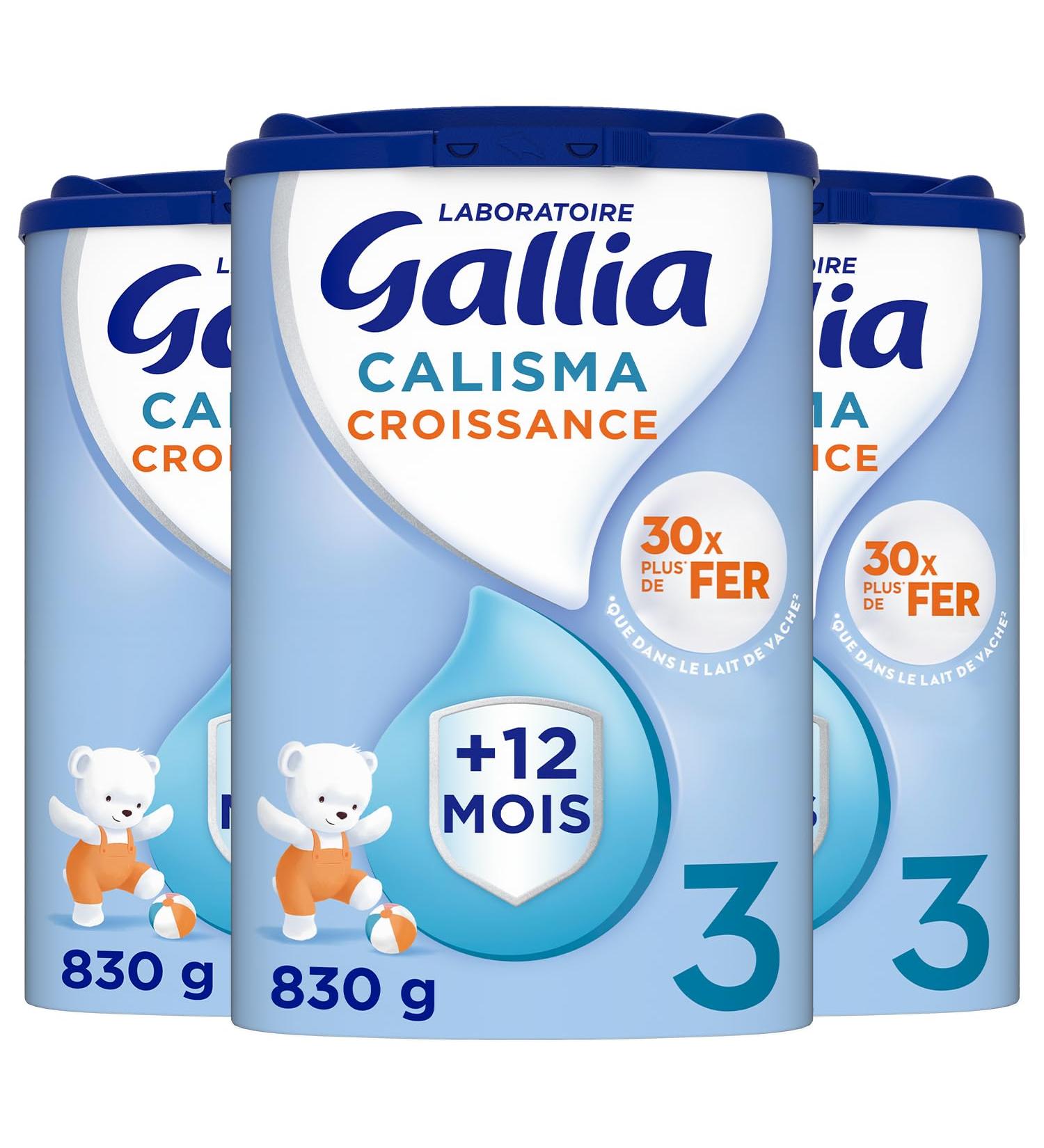 Laboratoire Gallia Calisma Croissance 830g X3 D s 12 mois - Buy Online on GoSupps.com