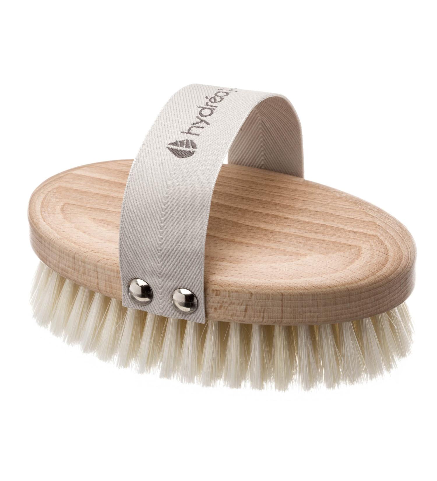 Hydrea London Natural Dry Body Brush | Exfoliating Skin Brush | Cellulite Remover | Lymphatic Drainage | FSC Certified - Buy Online on GoSupps.com