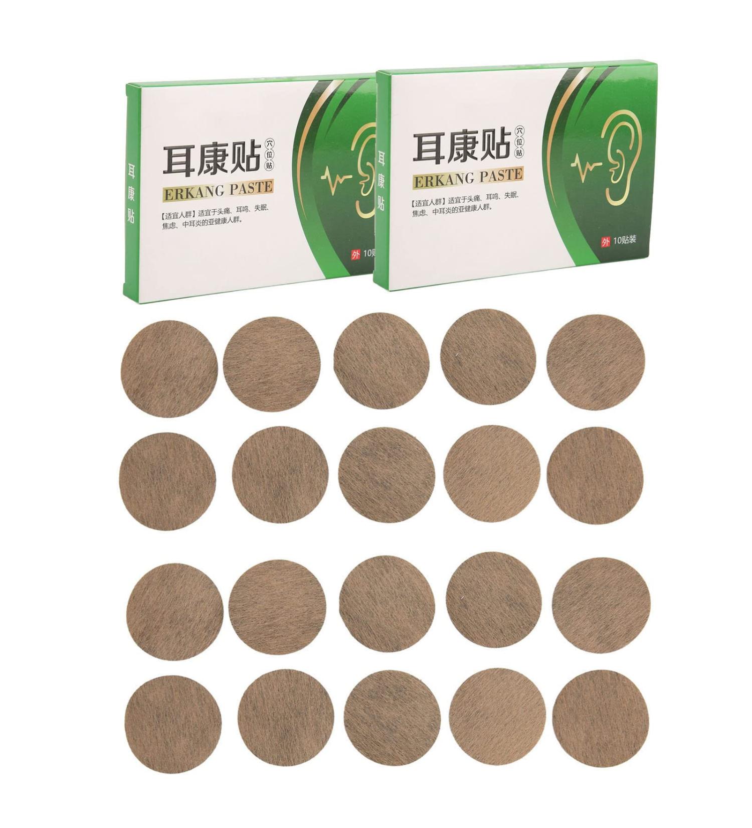 Tinnitus Relief Patch 20Pcs for Men and Women | Treatment for Hearing Loss and Ear Pain - Buy Online on GoSupps.com
