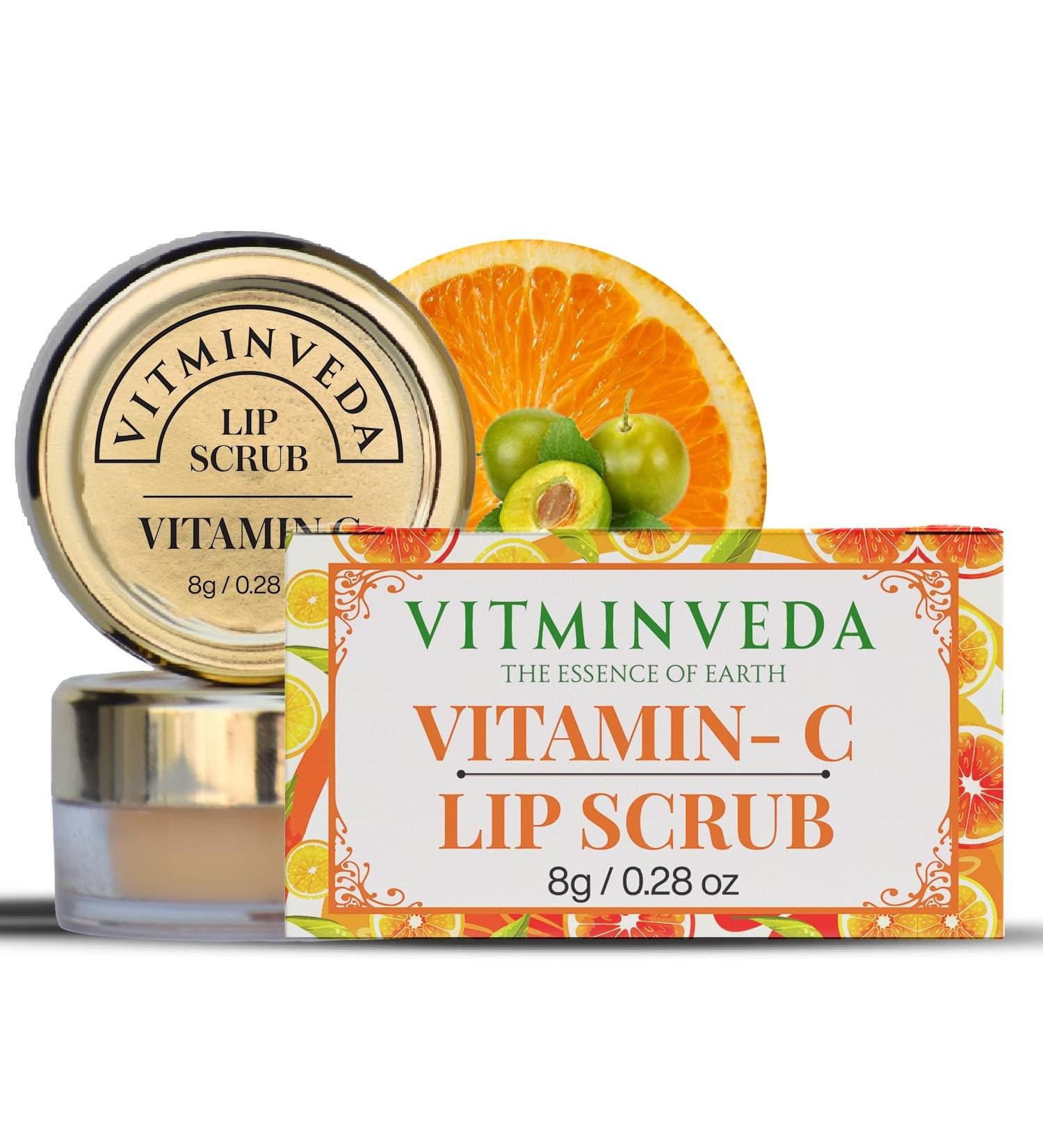 BEMT Orange Lip Scrub with Sugar & Shea Butter Exfoliating & Hydrating Lip Care for Smooth Soft Lips Unisex 8g - Buy Online on GoSupps.com