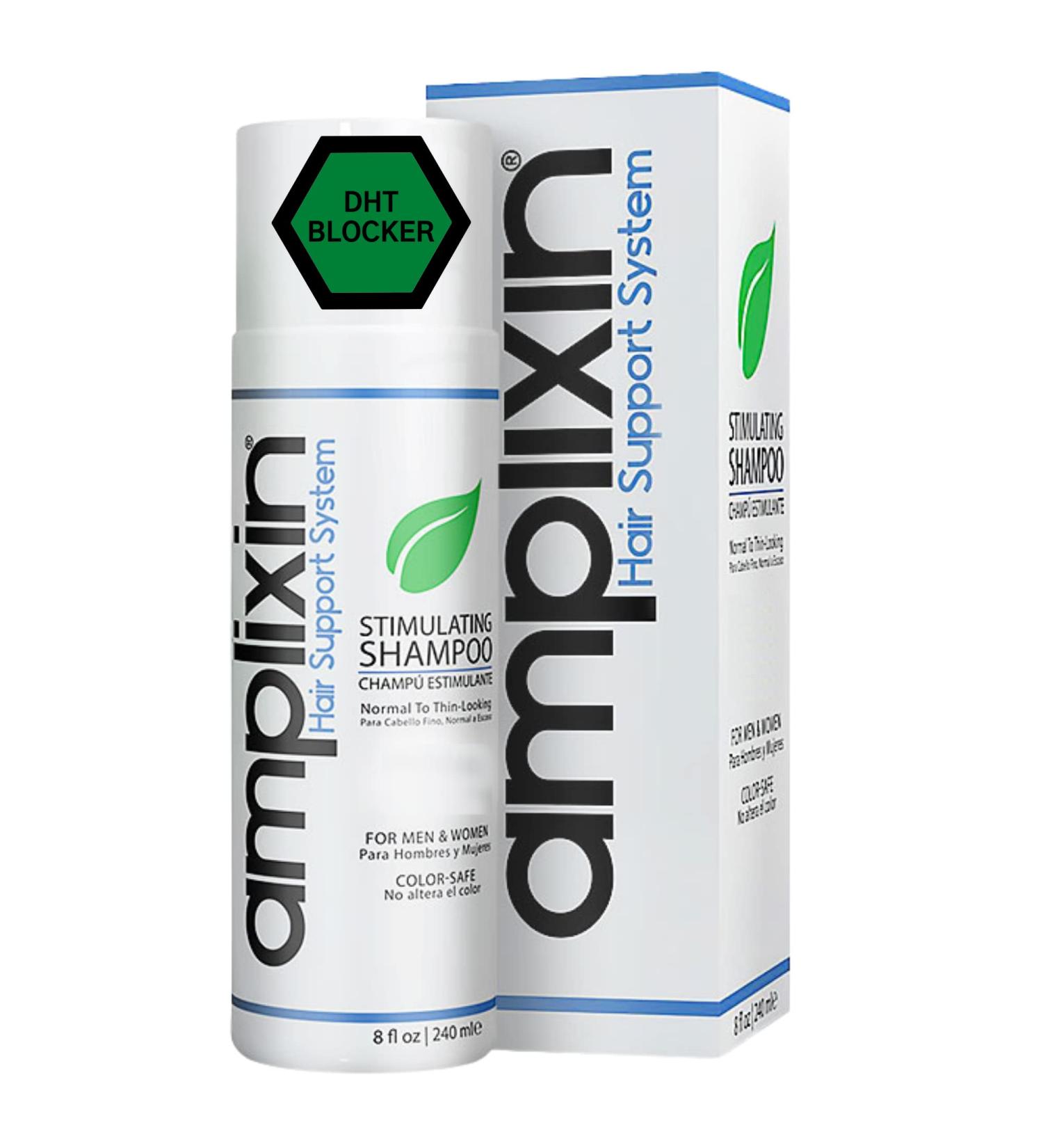 DHT Blocker Hair Growth Shampoo by Amplixin | Clinically Proven Treatment for Thinning Hair | Sulfate-Free Formula for Healthy Hair Regrowth - Buy Online on GoSupps.com