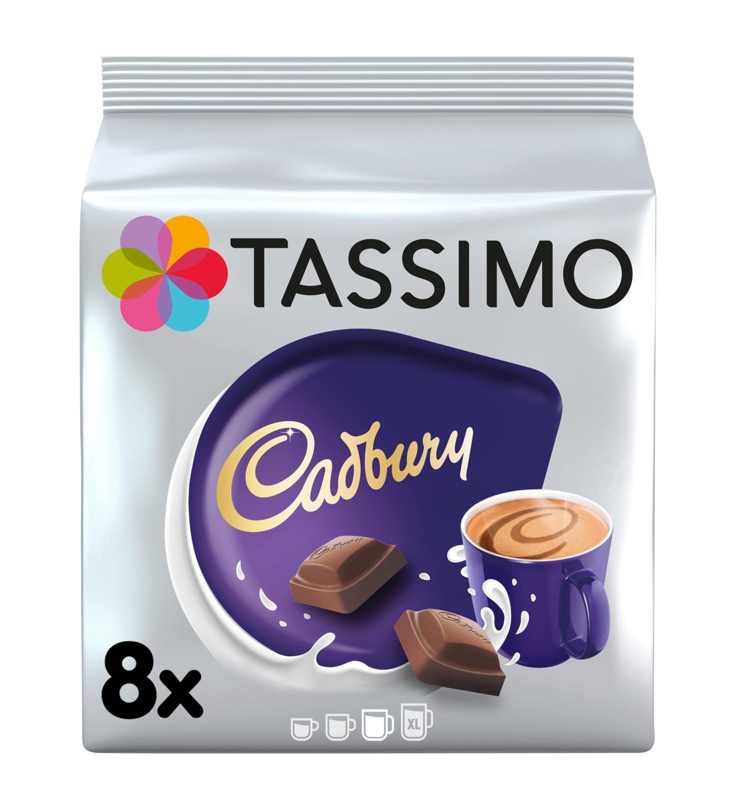 Tassimo Cadbury Hot Chocolate 8 T-Discs - Buy Online on GoSupps.com