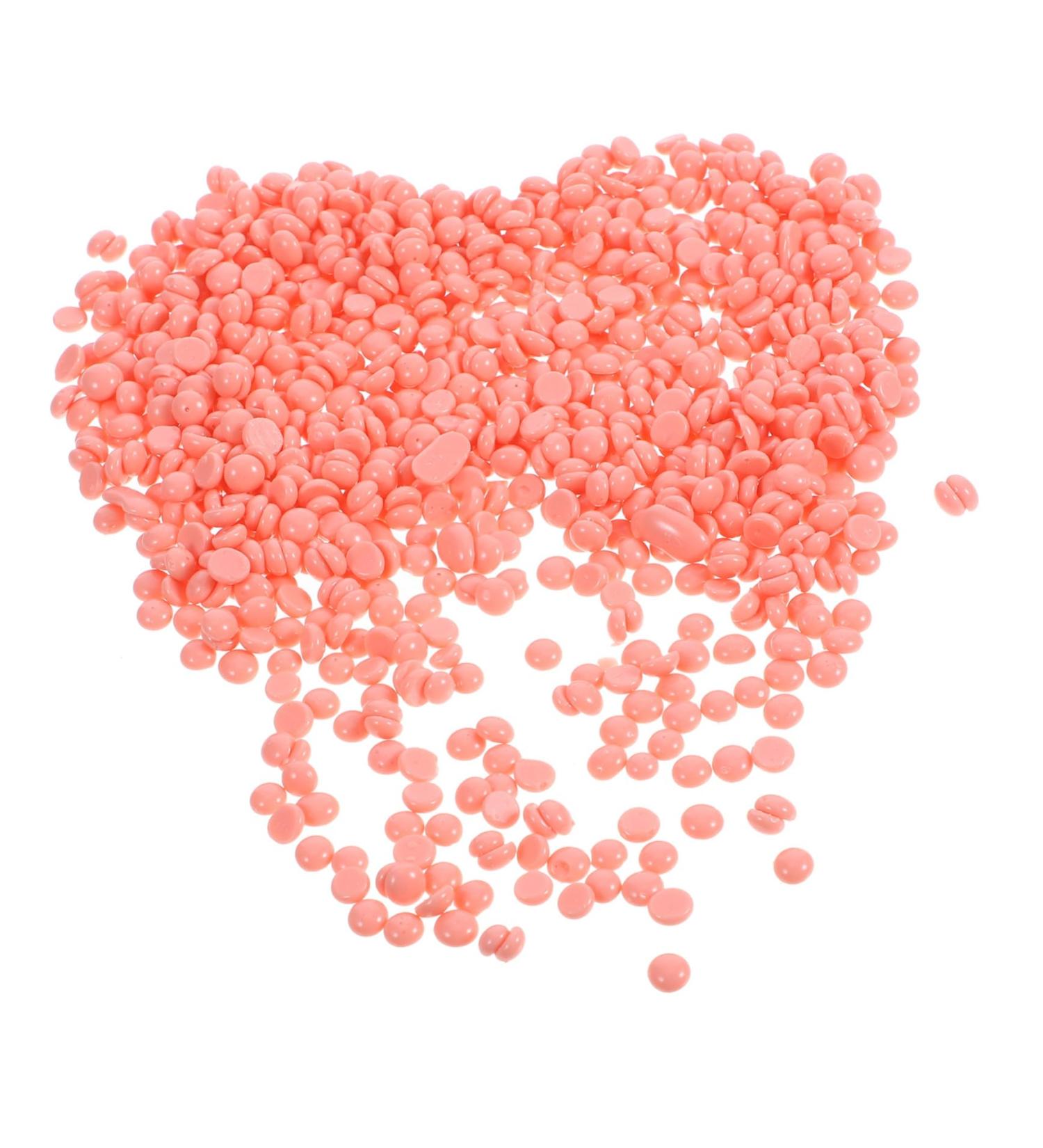 Minkissy 12 Pack Wax Beans for Painless Hair Removal | Bikini & Face Wax | Pink Depilatory Cream - Buy Online on GoSupps.com