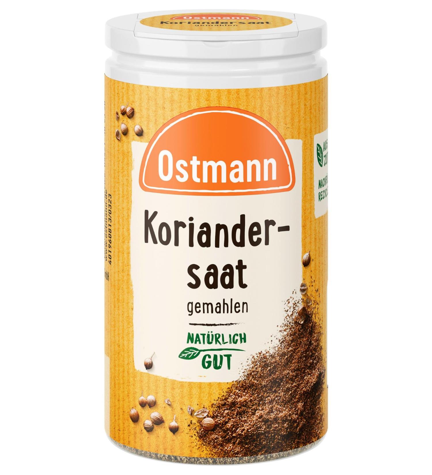 Ostmann Koriander Ground 25g - Premium Quality Spice for International Shipping - Buy Online on GoSupps.com