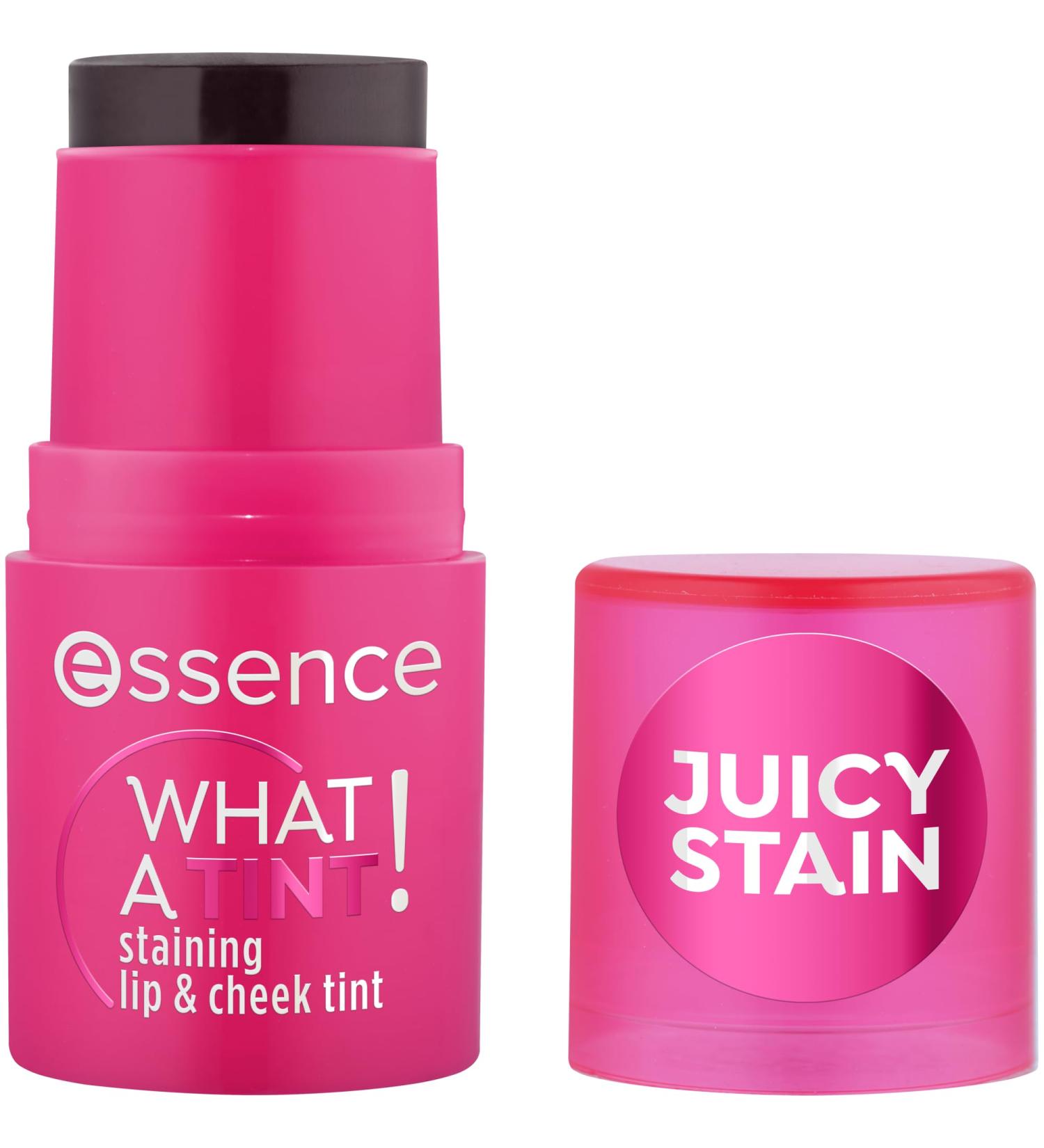 Essence Cosmetics What A Tint! Lip et Cheek Tint encre Joues et L vres Rafra chissant Effet Colorant R sultat Instantan Naturel Intense en Couleurs (5g) Raspberry Vibes - Buy Online on GoSupps.com
