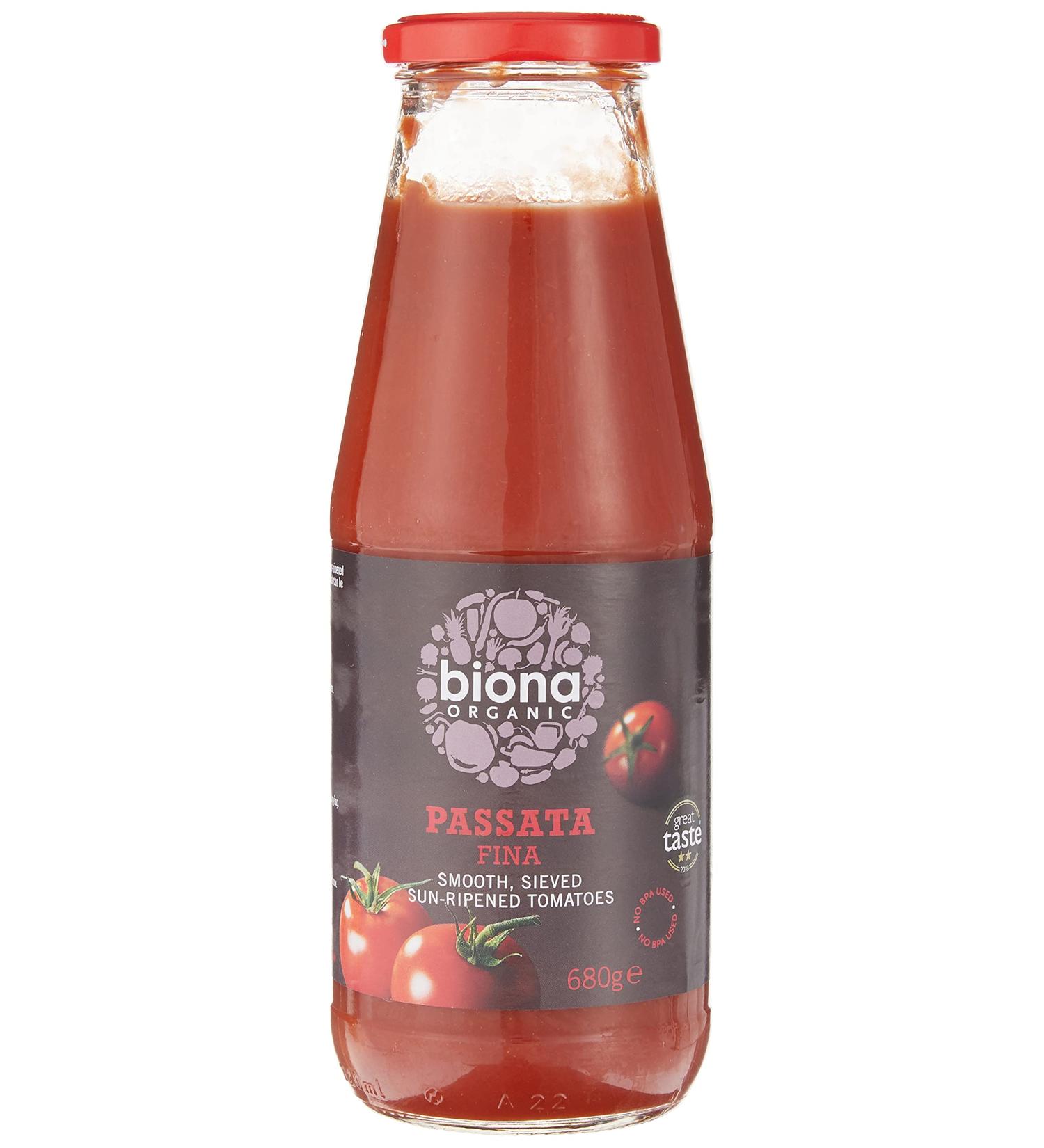 Biona Organic Passata Fina 680g - Buy Online on GoSupps.com