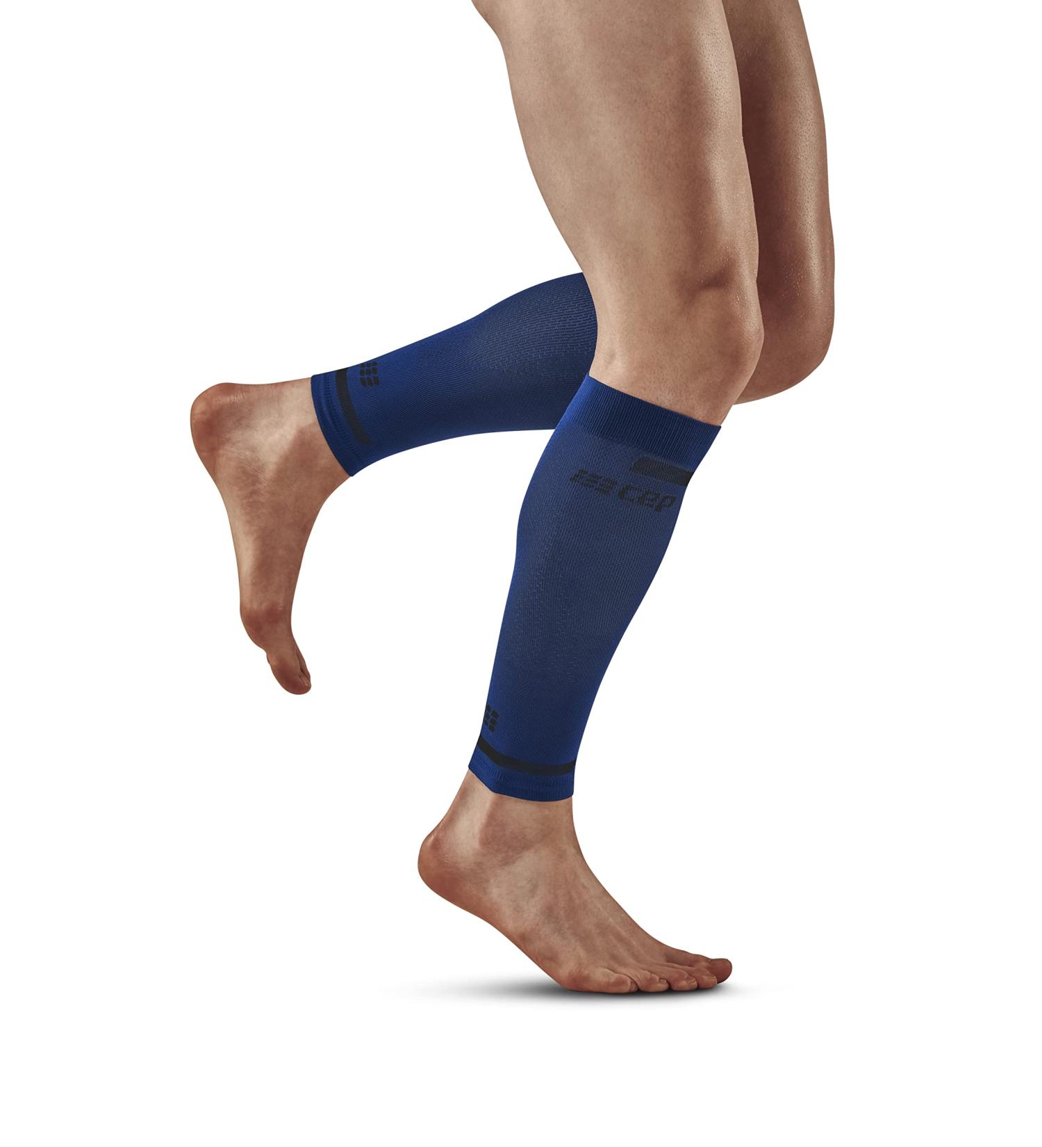 Buy CEP Compression Calf Sleeves for Men | Effective Muscle Activation | Shipping Worldwide | Blue Leg Sleeves - Buy Online on GoSupps.com
