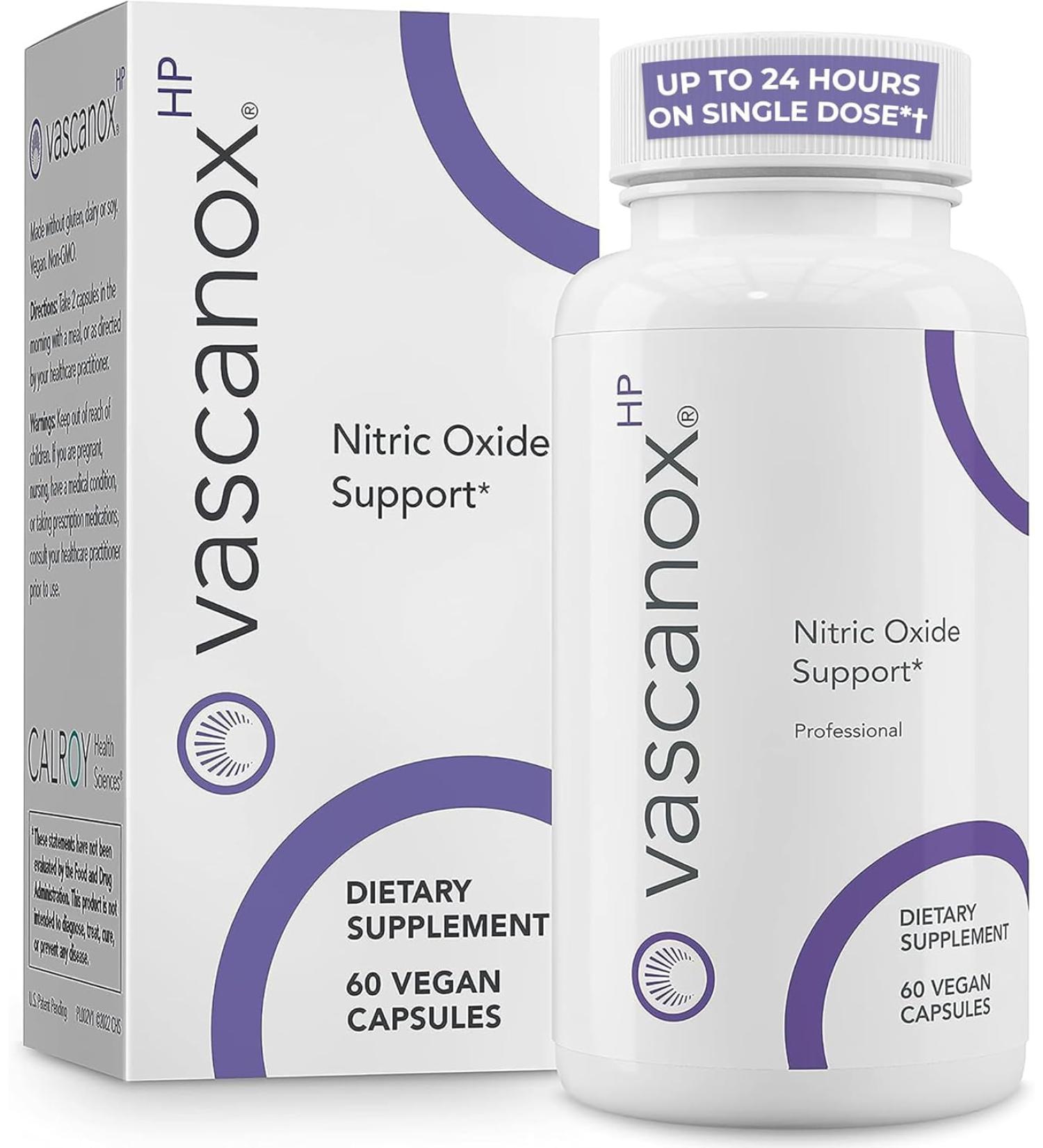 Vascanox HP - Next Generation Nitric Oxide Support | 24-Hour Formula - Elevate Your Performance - Buy Online on GoSupps.com