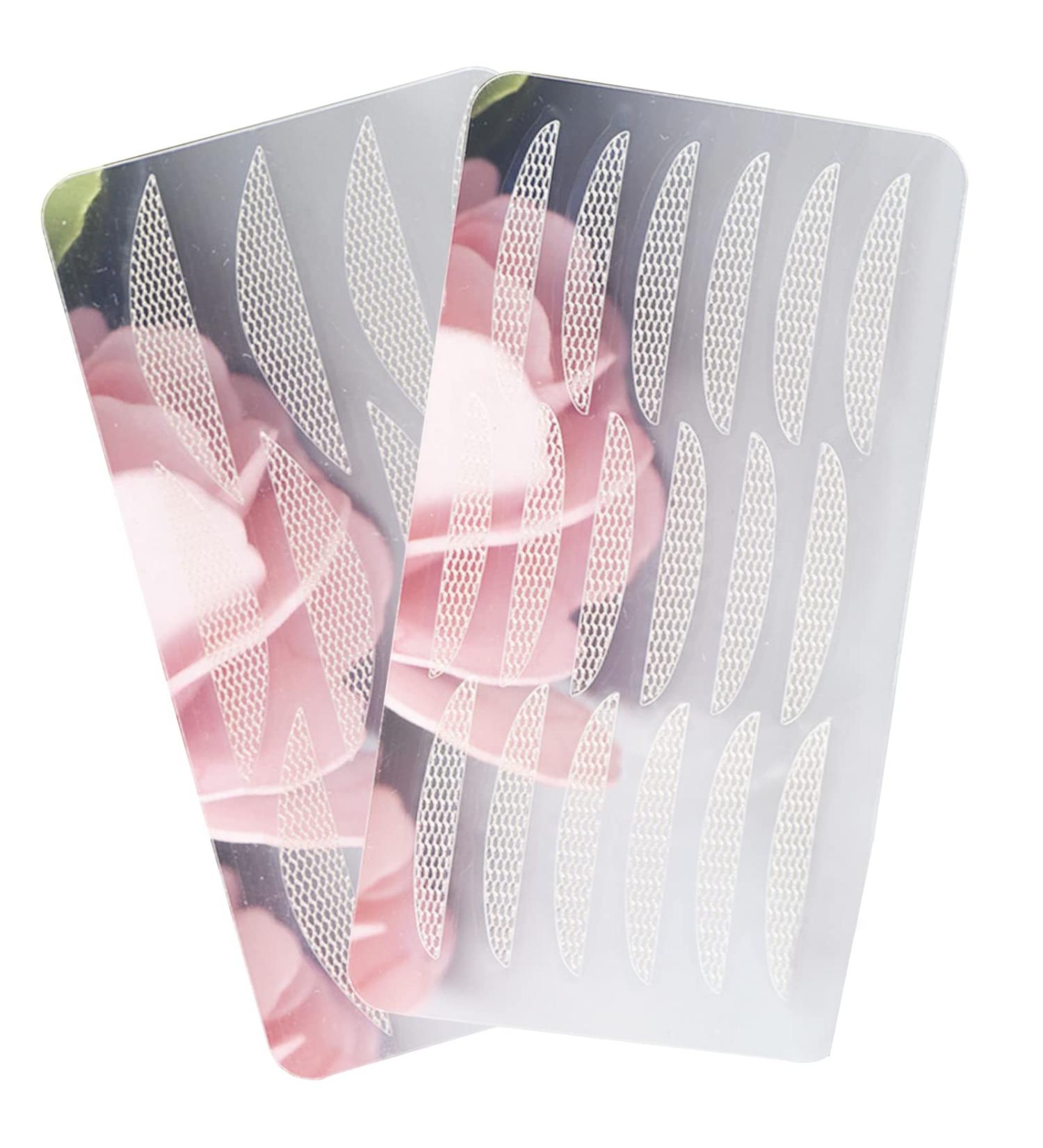 Folmywy Invisible Lace Double Eyelid Sticker Fiber Eyelid Lift Strips Breathable Waterproof Instant Eye Lift Makeup Party(Mix 90 pairs) - Buy Online on GoSupps.com