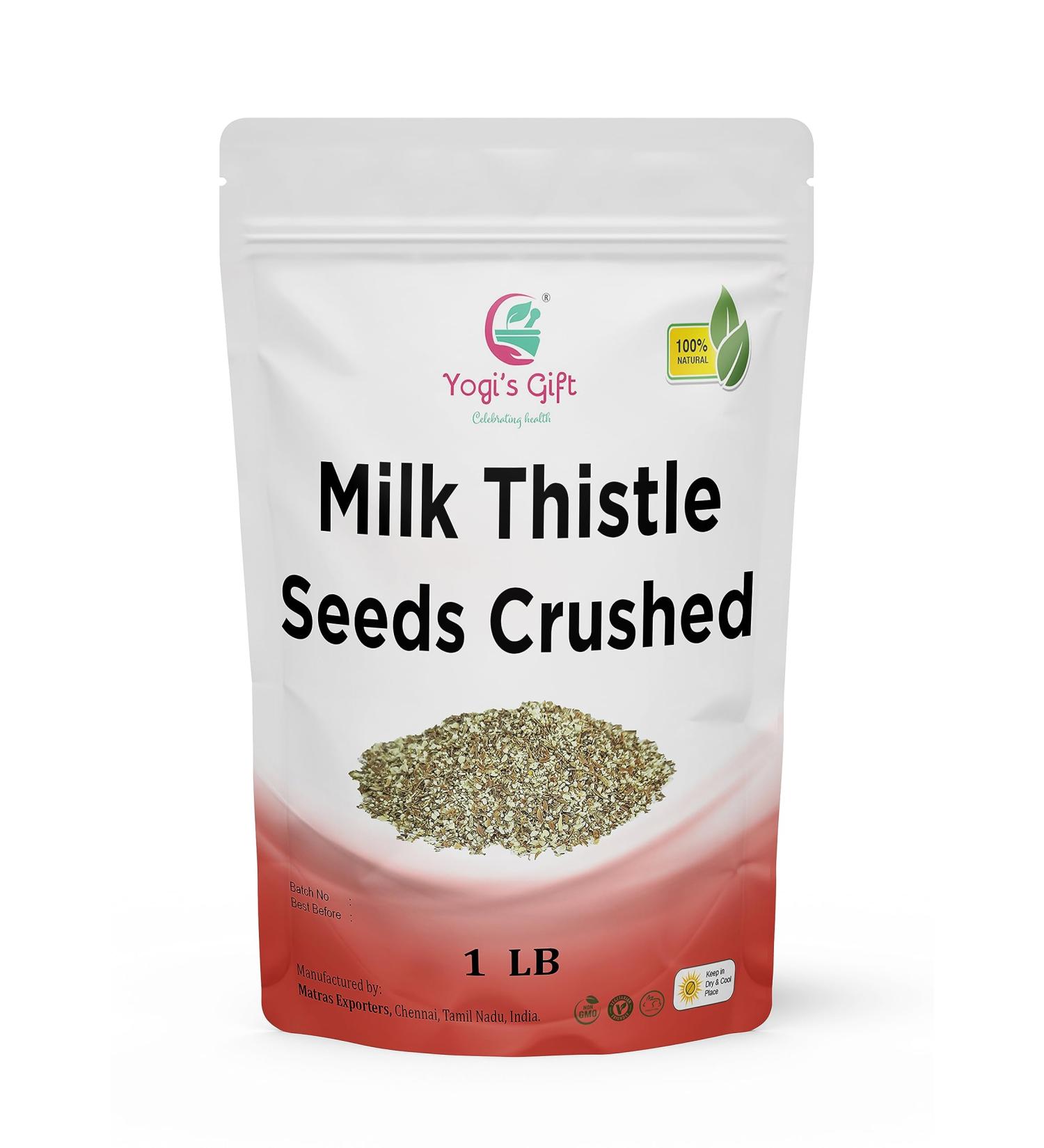 Milk Thistle Seeds Tea 1 LB - Liver Health Support | Loose Bulk Bag - Buy Online on GoSupps.com