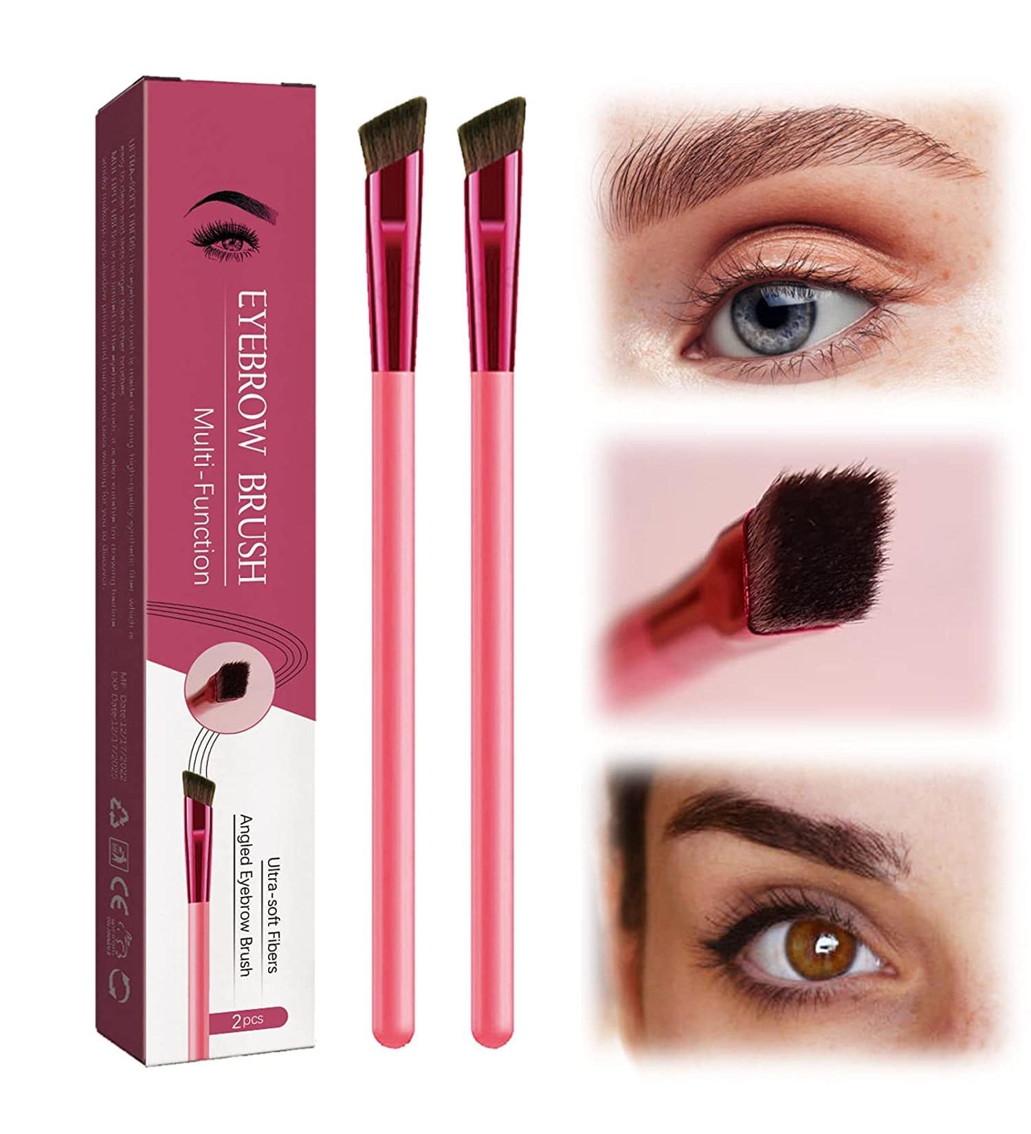 2023 New Multifunctional Eyebrow Brush - Realistic Square Makeup Brush for 3D Natural Hair-like Brows (1 Set) - Buy Online on GoSupps.com
