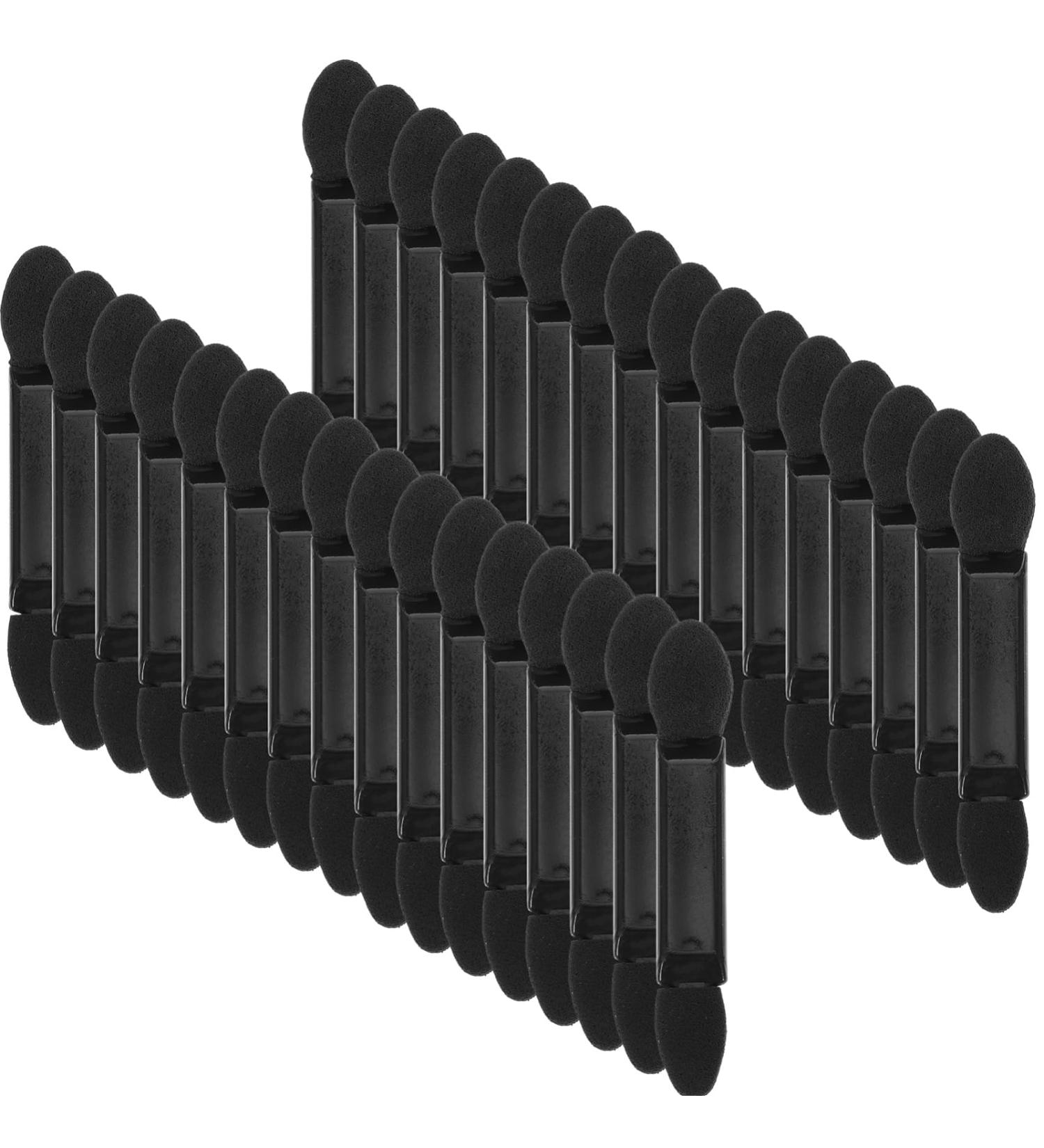 Baluue 100pcs Eyeshadow Brush Kit Eye Shadow Stick Eye Makeup Lipstick Kit Makeup Brushe Black Size 1 - Buy Online on GoSupps.com