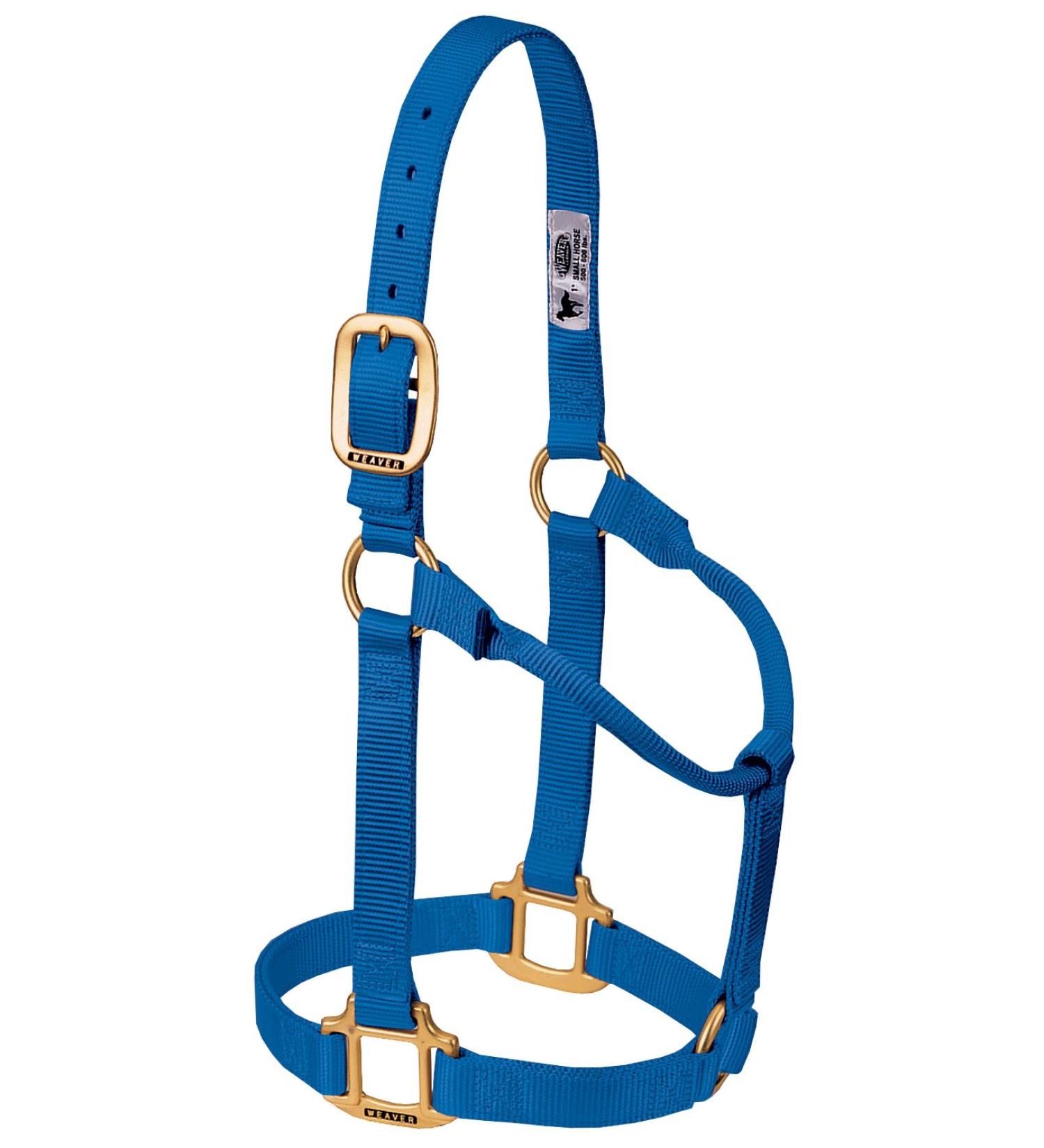Weaver Leather Original Non Adjustable Halter Yearling Blue