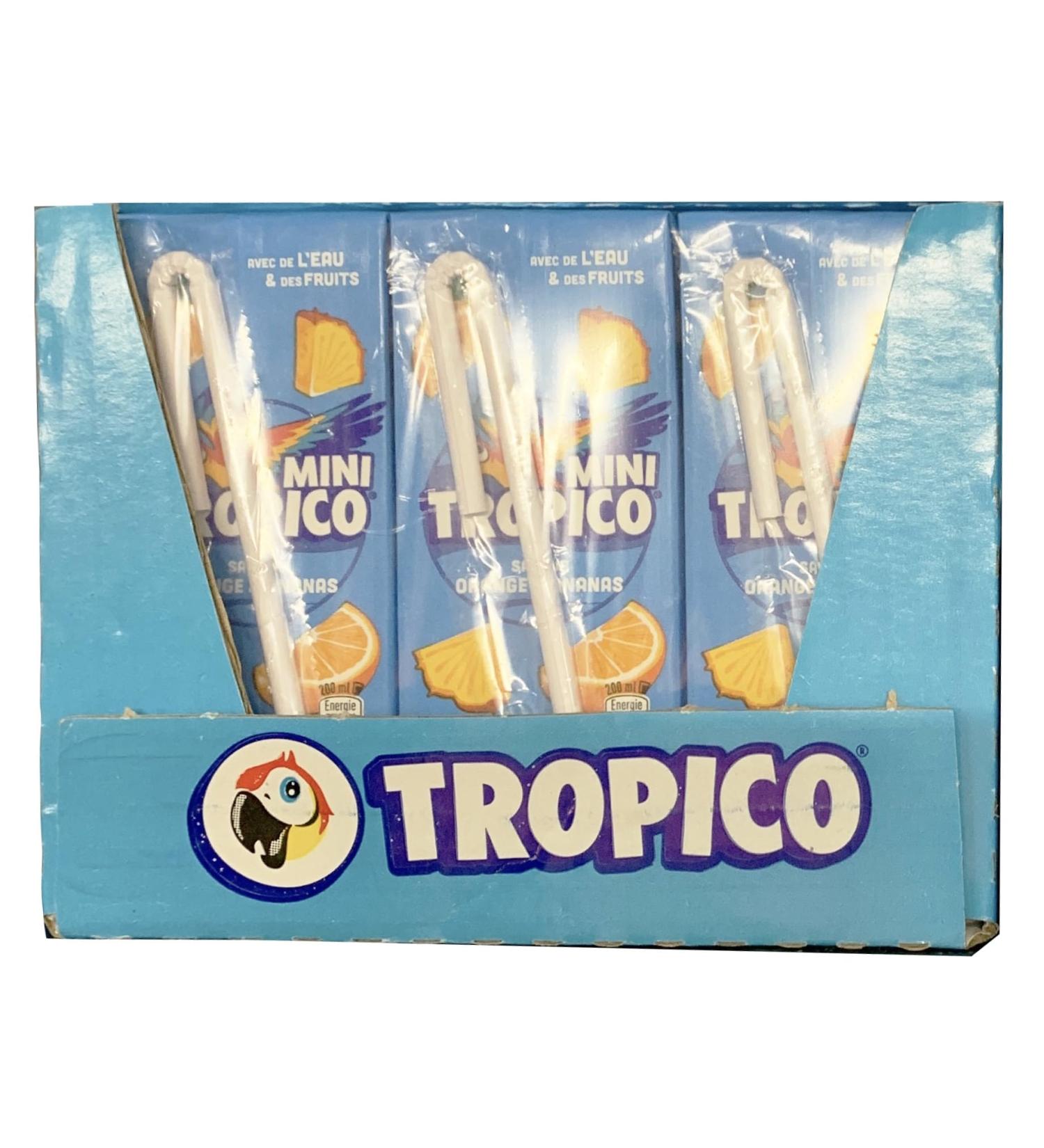 Mini Original Orange & Ananas Tropico - Offre de 12 18 et 24 Briques - Livraison Gratuite France (18) 200 ml (Lot de 18)