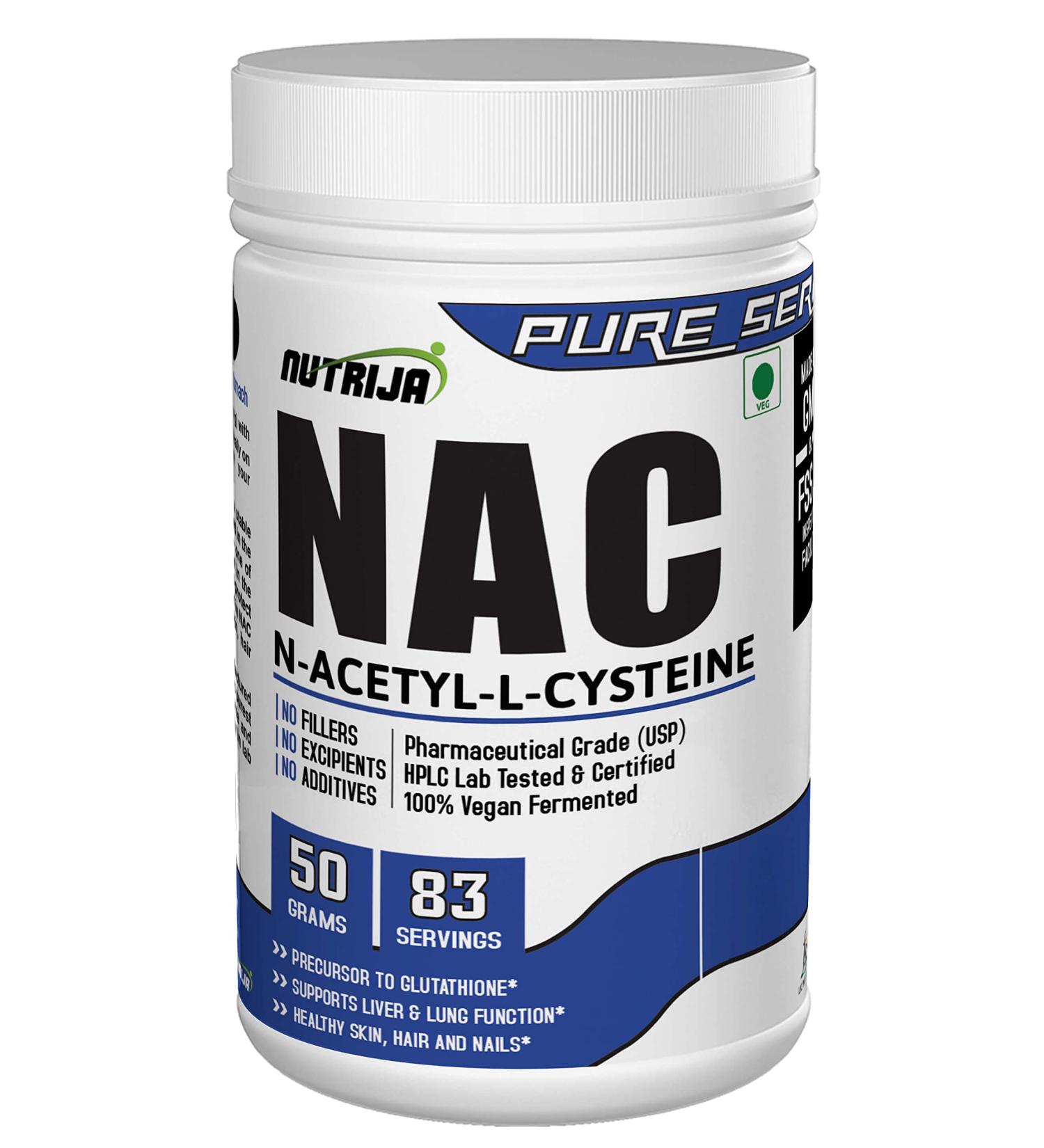NAC Powder (N-Acetyl L-Cysteine) for Liver & Antioxidant Support - 200g | Buy Internationally - Buy Online on GoSupps.com