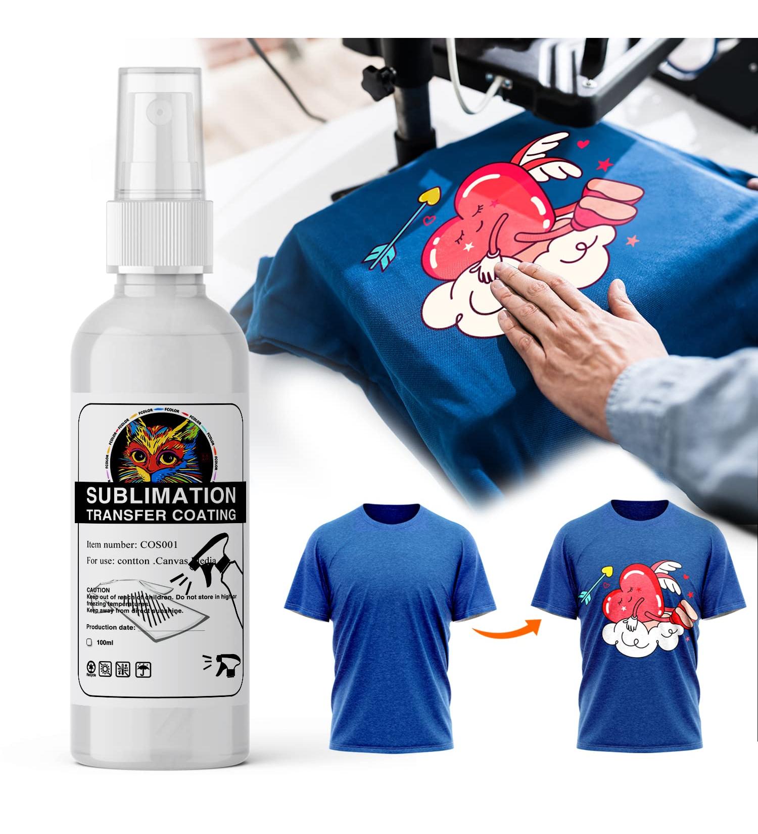 Poly T Plus Sublimation Spray for Cotton Shirts - Waterproof, Quick Dry & High Gloss (100 ml) - Buy Online on GoSupps.com
