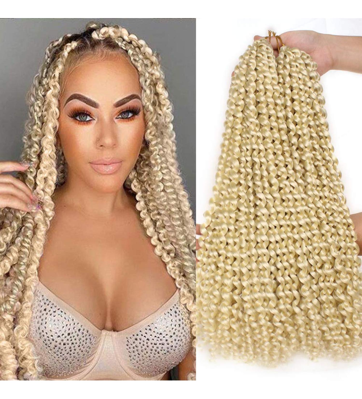 Xtrend Passion Twist Hair Extensions - 45.7 cm Water Waves Bohemian Style 22 Strands/Pack Pre-Stuck Synthetic Fiber - International Shipping Available - Buy Online on GoSupps.com