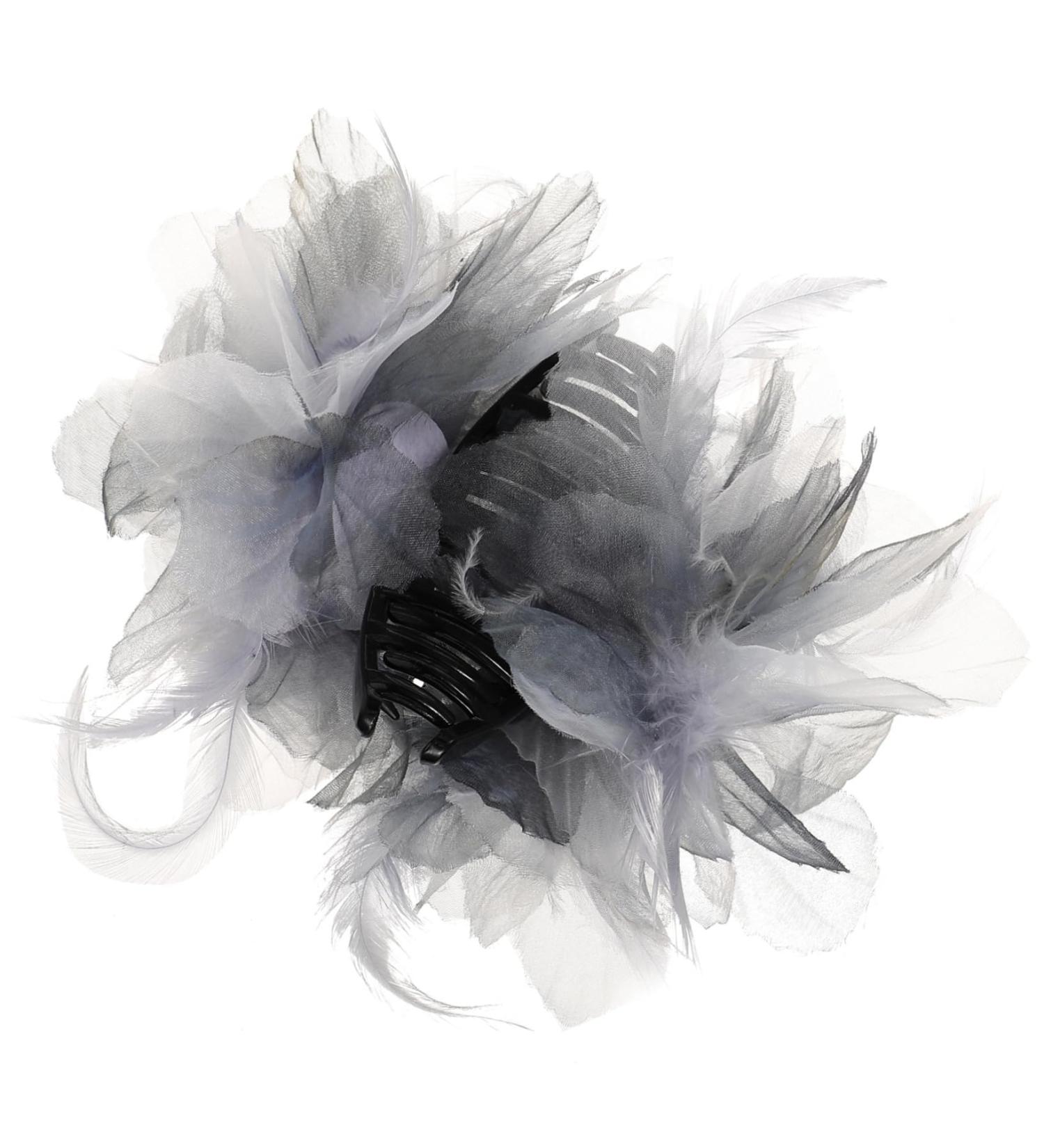 Pearls Organza Flowers Hair Clip Hair Accessories Hair Pin Hair Clips Tiara Beads Hair Clips Hair Clips For Women Metal Bridal Feather Clip On Back Of - Buy Online on GoSupps.com