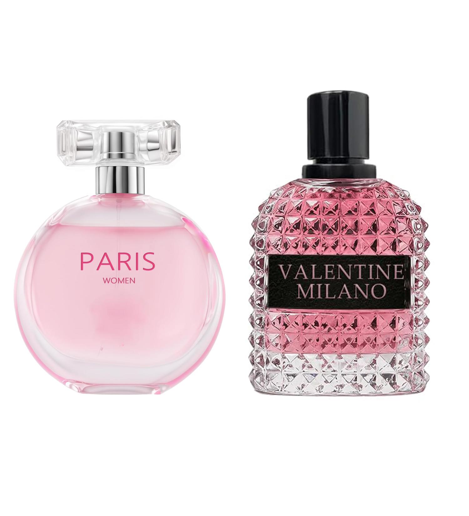 Women's Perfume Combo Set Milano Women&Paris Women Floral Fruity Fragrance Eau De Parfum Elegant 100ml Bottle Natural Spray Each for Daily Used Milano&Paris Women - Buy Online on GoSupps.com