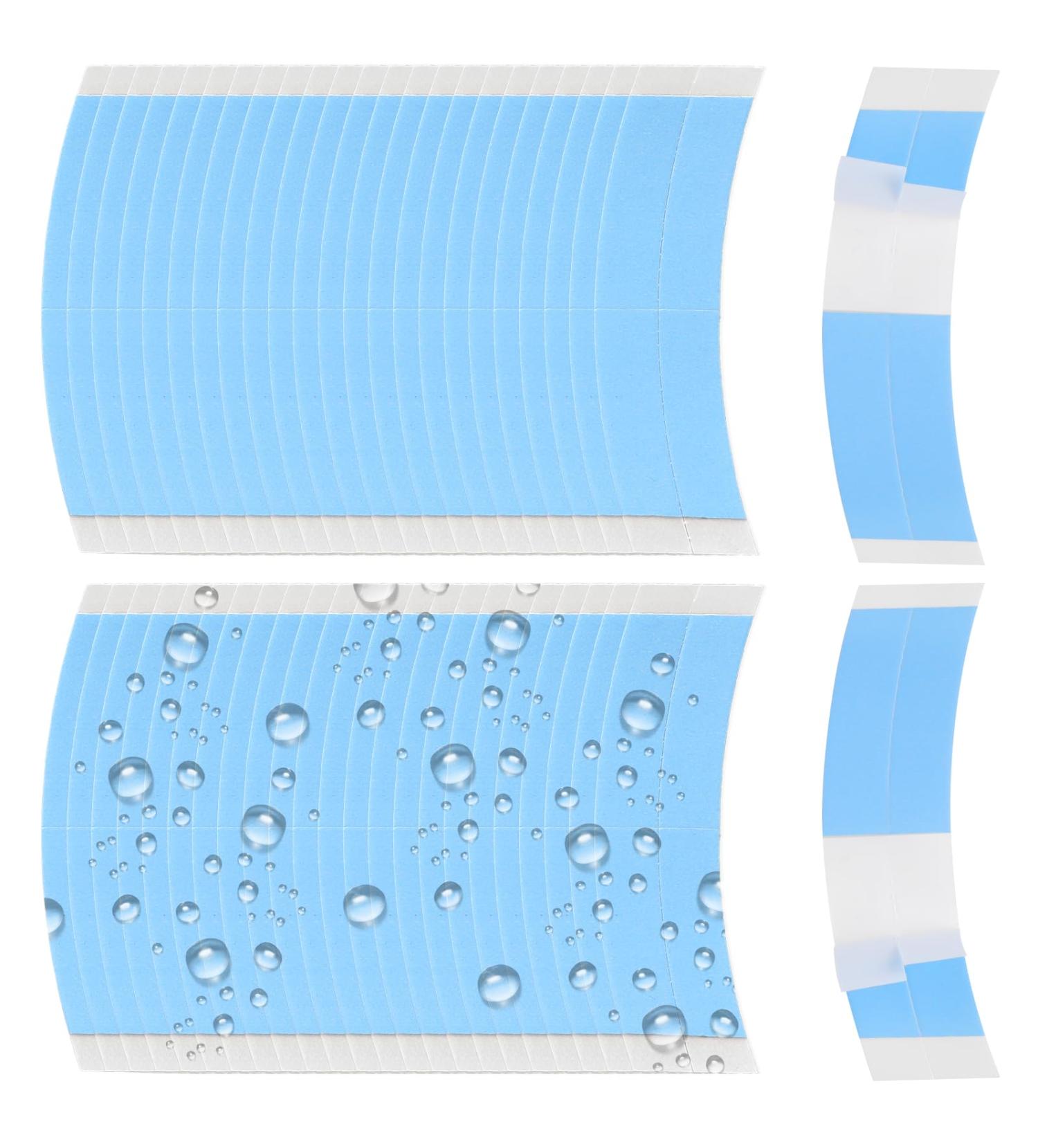 Prasacco 60 Pieces Wig Tape for Lace Wigs Double Sided Waterproof Lace Wigs Adhesive Lace Front Wig Tape Hair Extension Tape Clear Wig Tape for Lace Wigs Wig Lace Tape for Wigs Hair Extension(Blue) - Buy Online on GoSupps.com