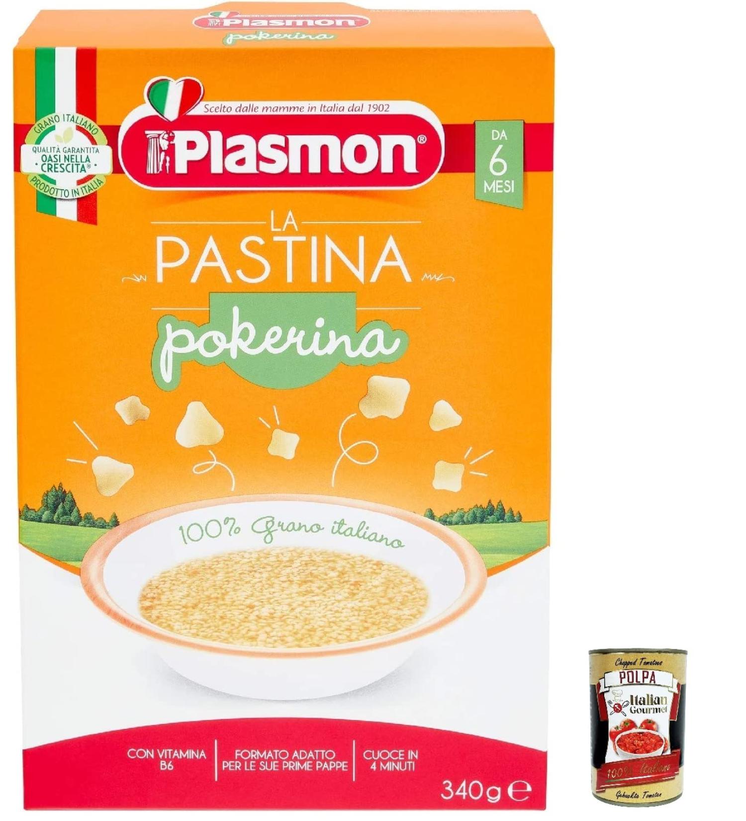  Italian Gourmet E.R. Infancy Weaning From 6 Months Plasmon Pastes 340g + Pulp Italian Gourmet Pulp 400g Set of 6 - Buy Online on GoSupps.com