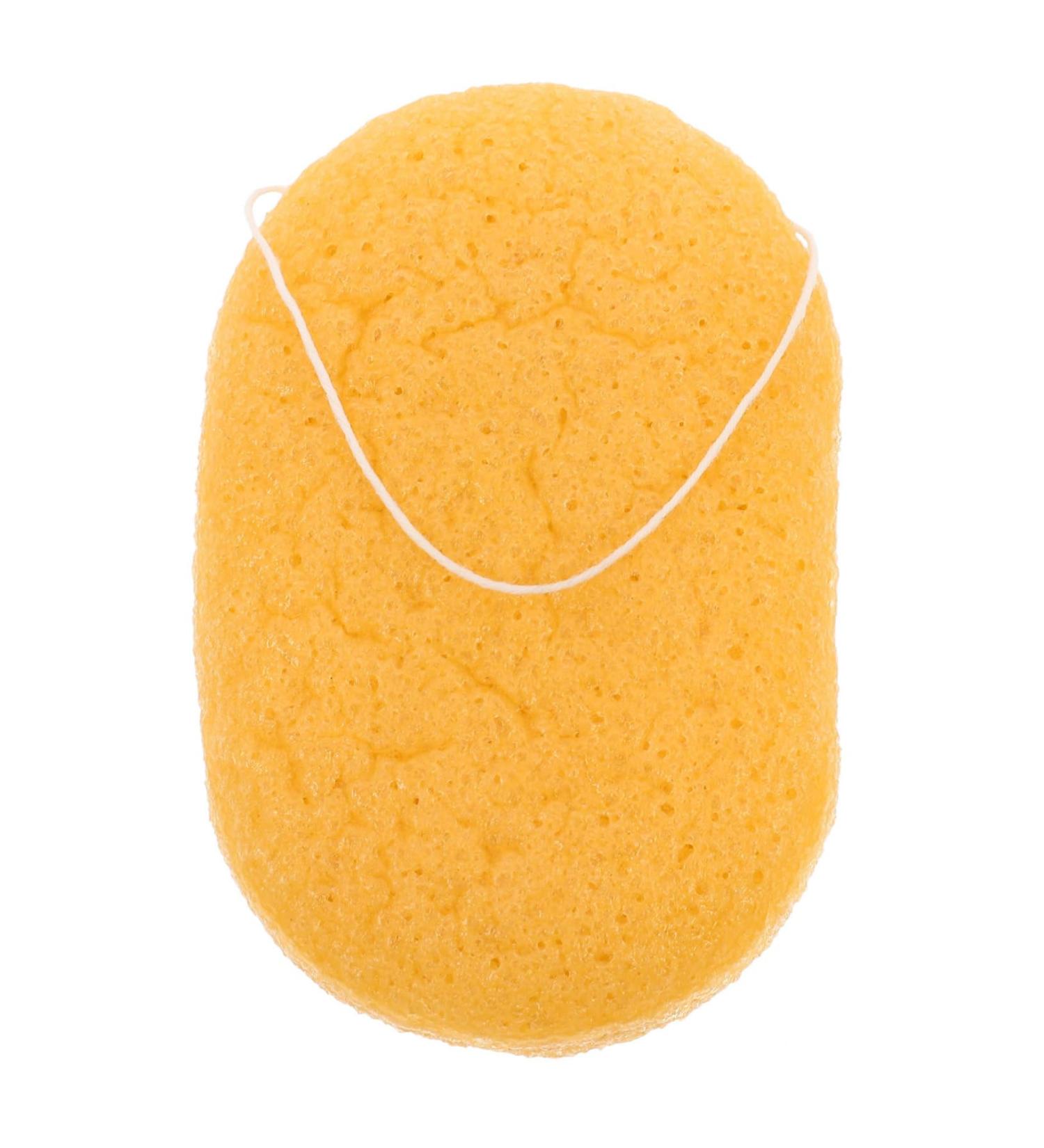 Exfoliating Face Wash Sponge | Natural Skincare Tool & Makeup Applicator - Volcanic Mud Clean PVA Sponge - Buy Online on GoSupps.com