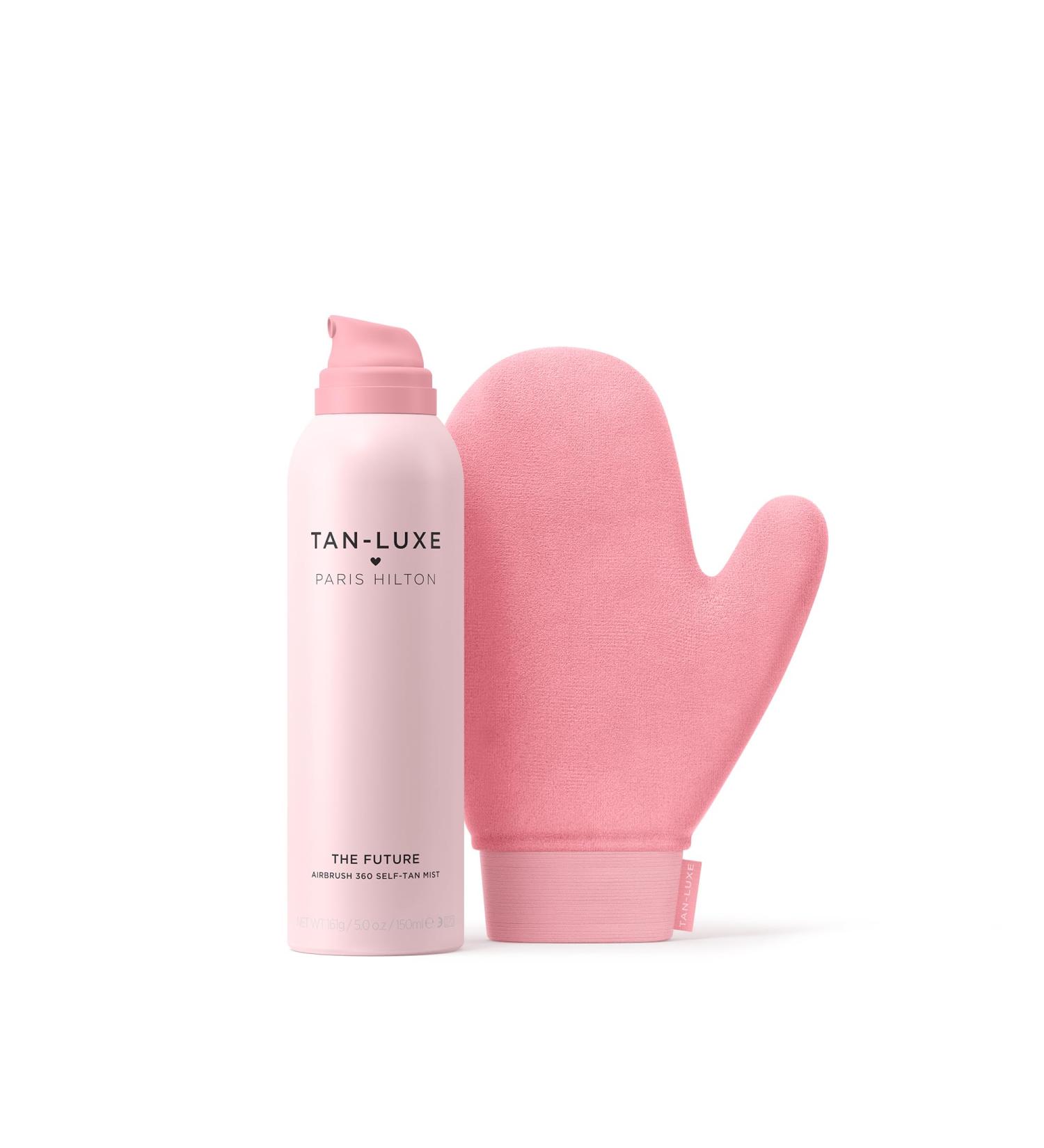 TAN-LUXE Future Kit - Paris Hilton Limited Edition Self Tan Mist & Luxe Mitt | Vegan Airbrush 360 Tanning Solution - Buy Online on GoSupps.com