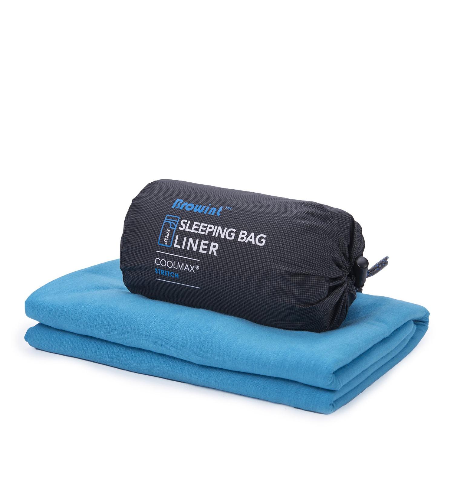 Browint Coolmax Sleeping Bag Liner - Moisture Wicking Travel Sheet for Camping and Hotels - Buy Online on GoSupps.com