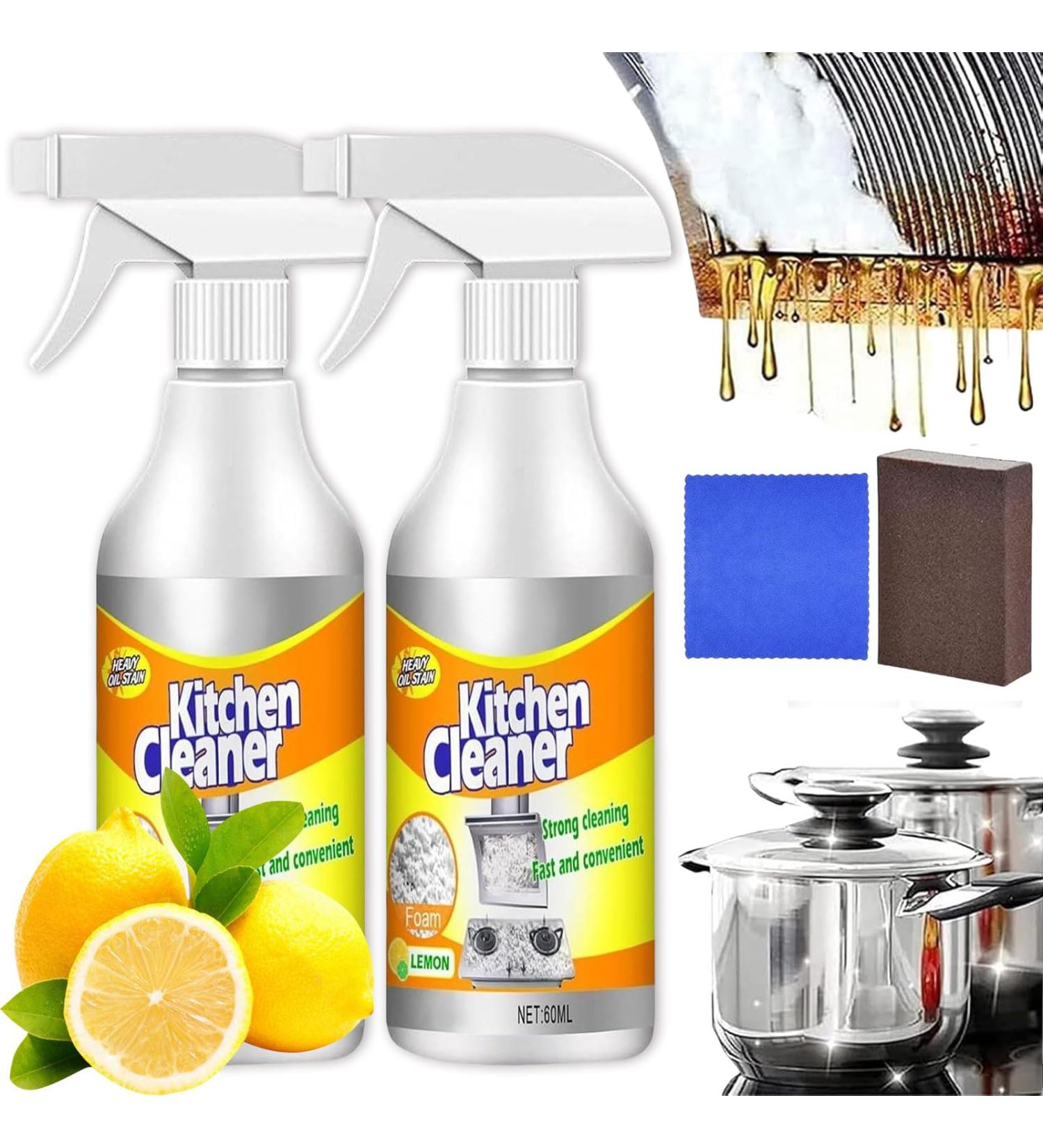 Cohbskj Sciasi Kitchen Foam Cleaner Sciasi Foam Cleaner Powerful Stain Removing Foam Cleaner All-Purpose Kitchen Pots and Pan Cleaner Kitchen Bubble Cleaner Spray (2PCS) - Buy Online on GoSupps.com