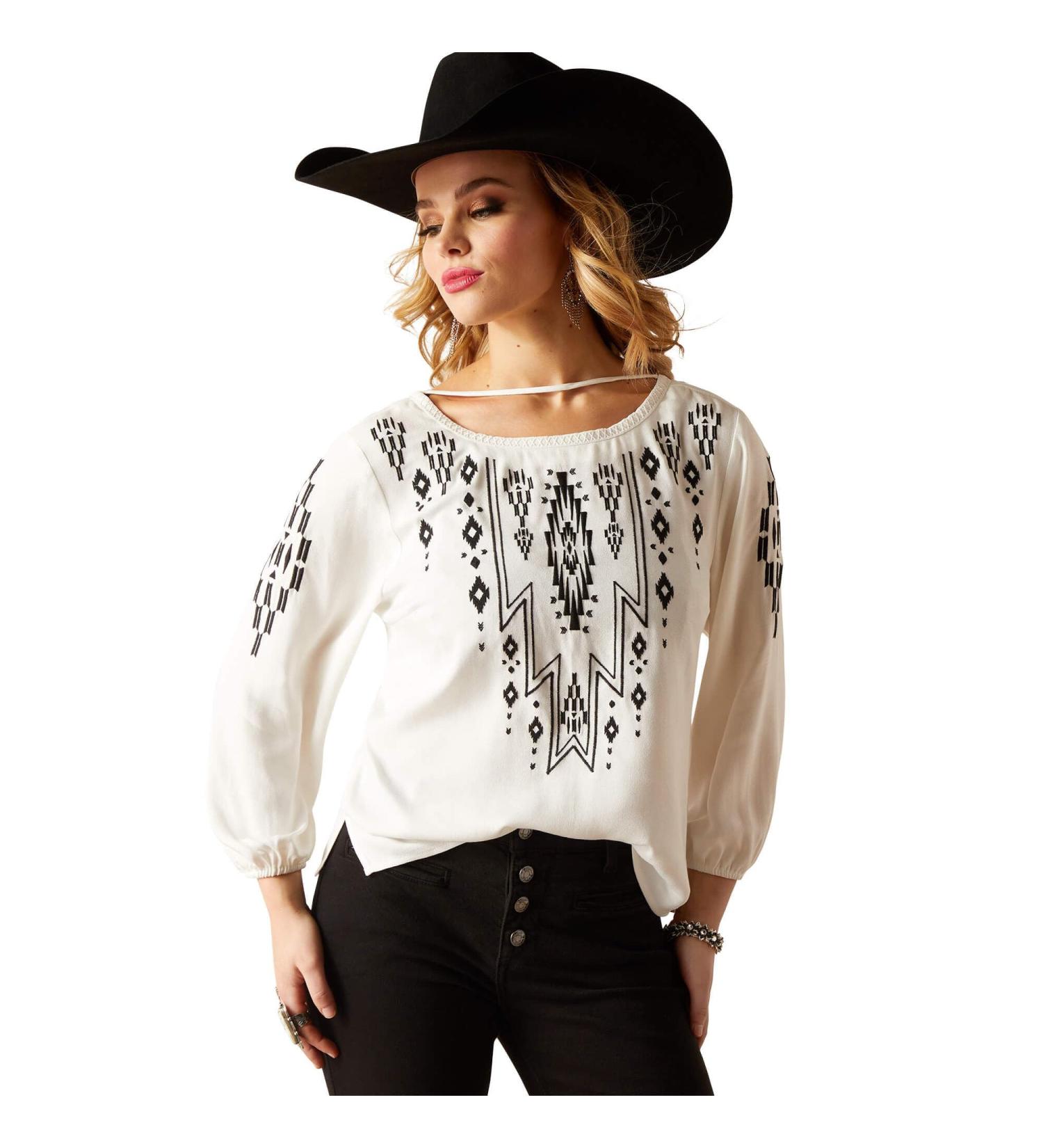 ARIAT Women's Shirt L Coconut Milk