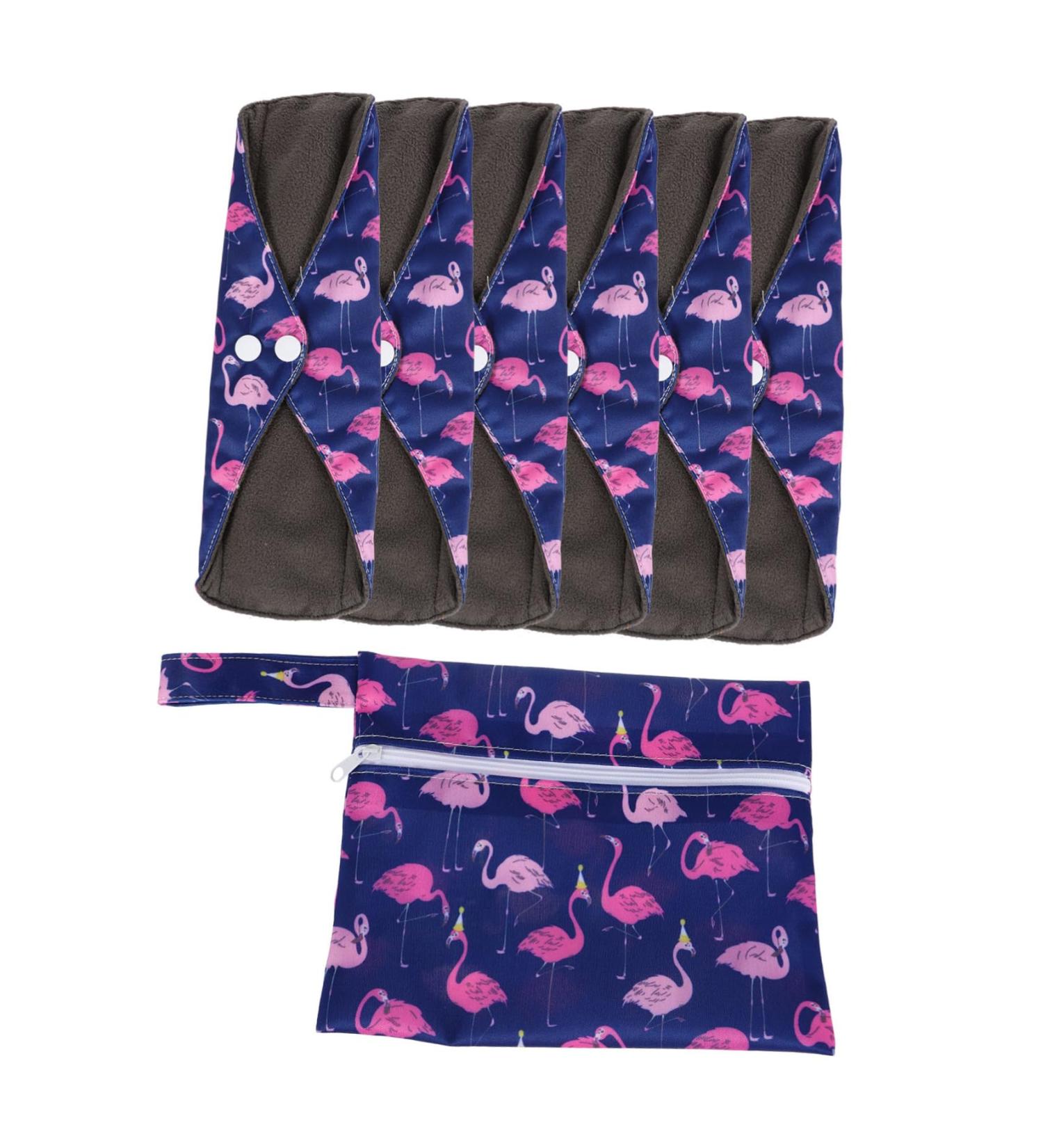 Exceart Reusable Menstrual Insoles & Sanitary Pads - Eco-Friendly Bamboo Carbon Fiber Size M 25x18cm - Comfort & Protection for Incontinence - Buy Online on GoSupps.com