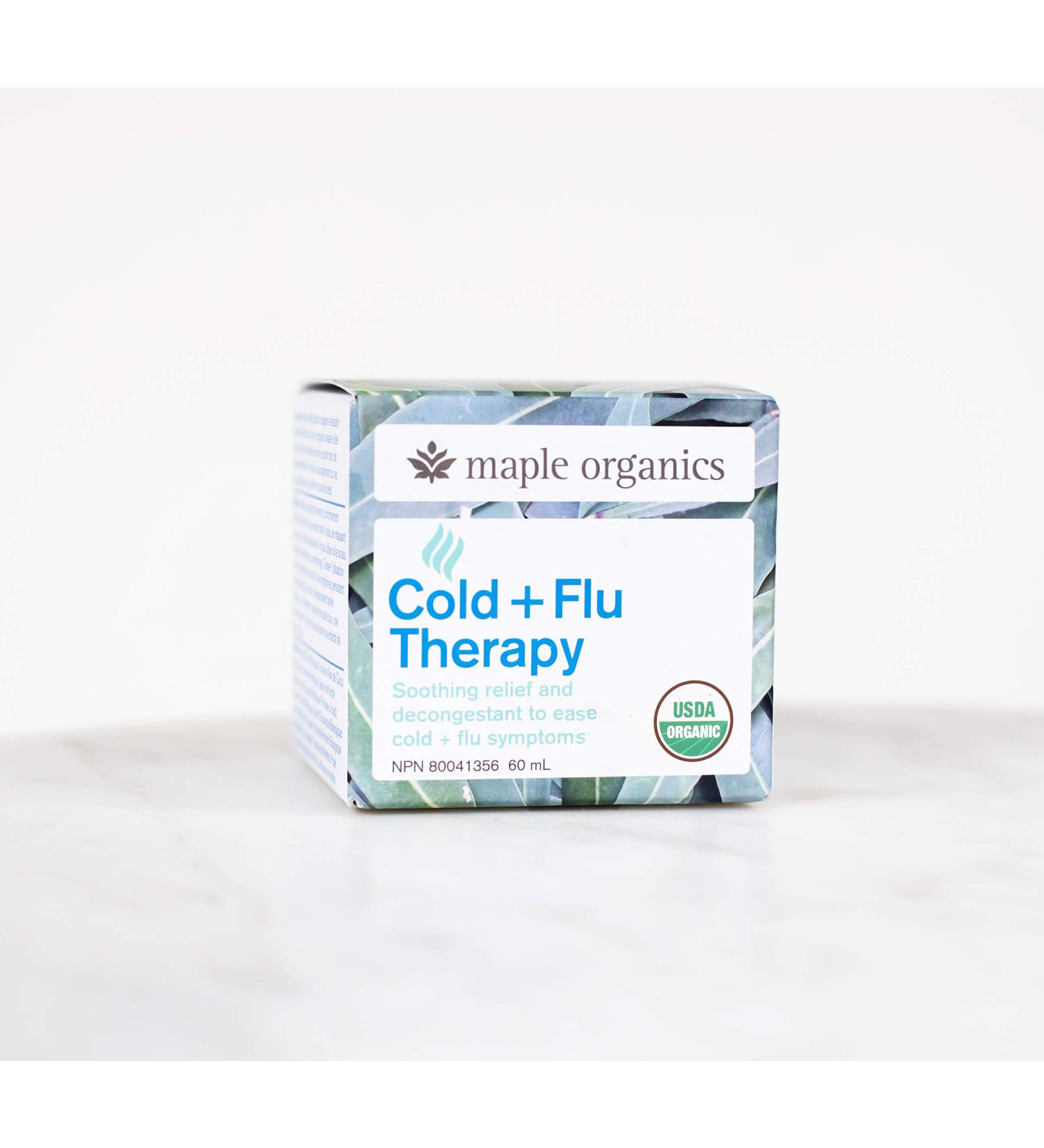 Maple Organics Organic Cold & Flu Therapy Decongestant Rub 60 ML