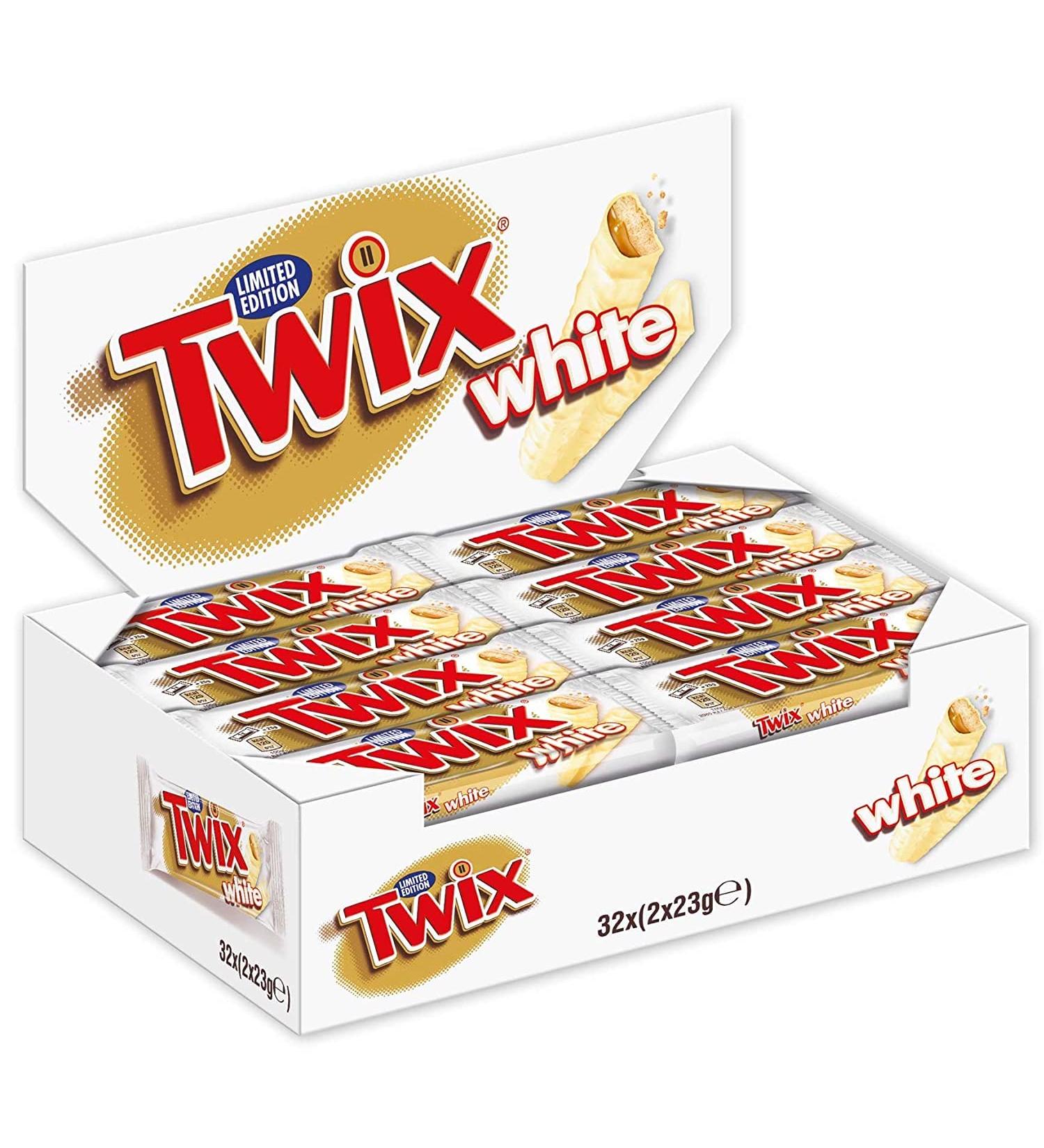 Twix Twix Blanc simple 46 gr | 32x | Poids total 1472 gr