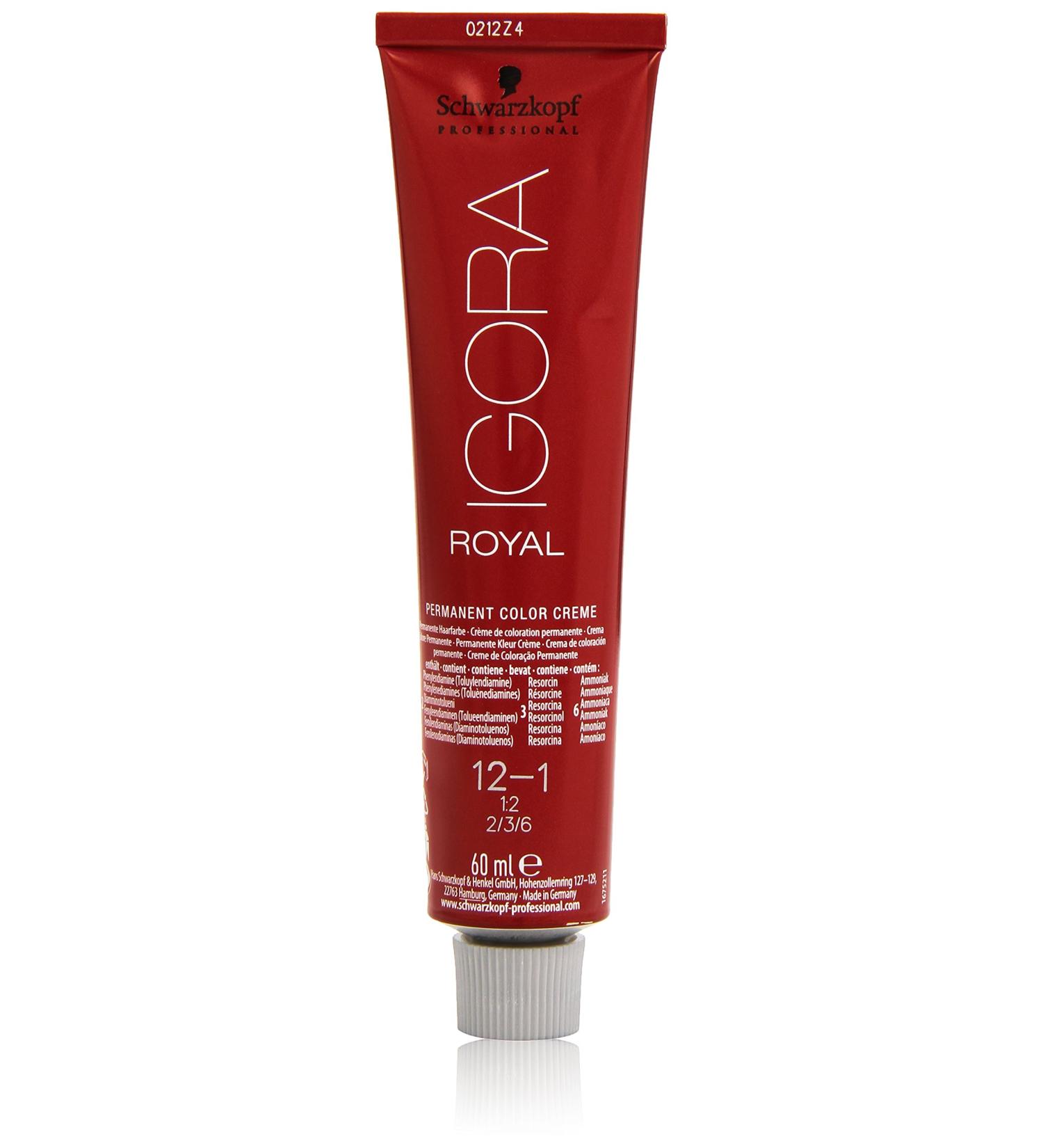 Schwarzkopf IGORA Royal Premium Hair Color 12-1 Special Blonde Cendr 60g | International Shipping Available - Buy Online on GoSupps.com