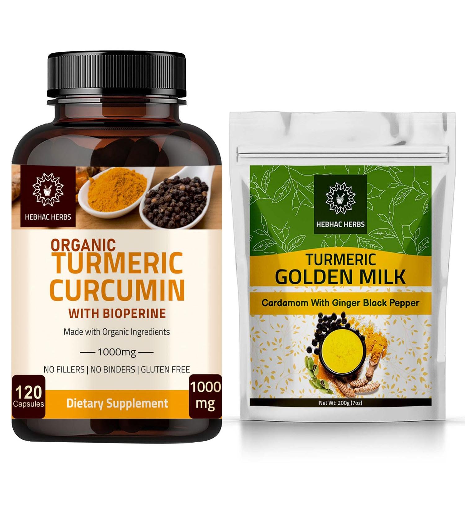 Turmeric Curcumin Capsules and Trumeric Golden Milk - Buy Online on GoSupps.com