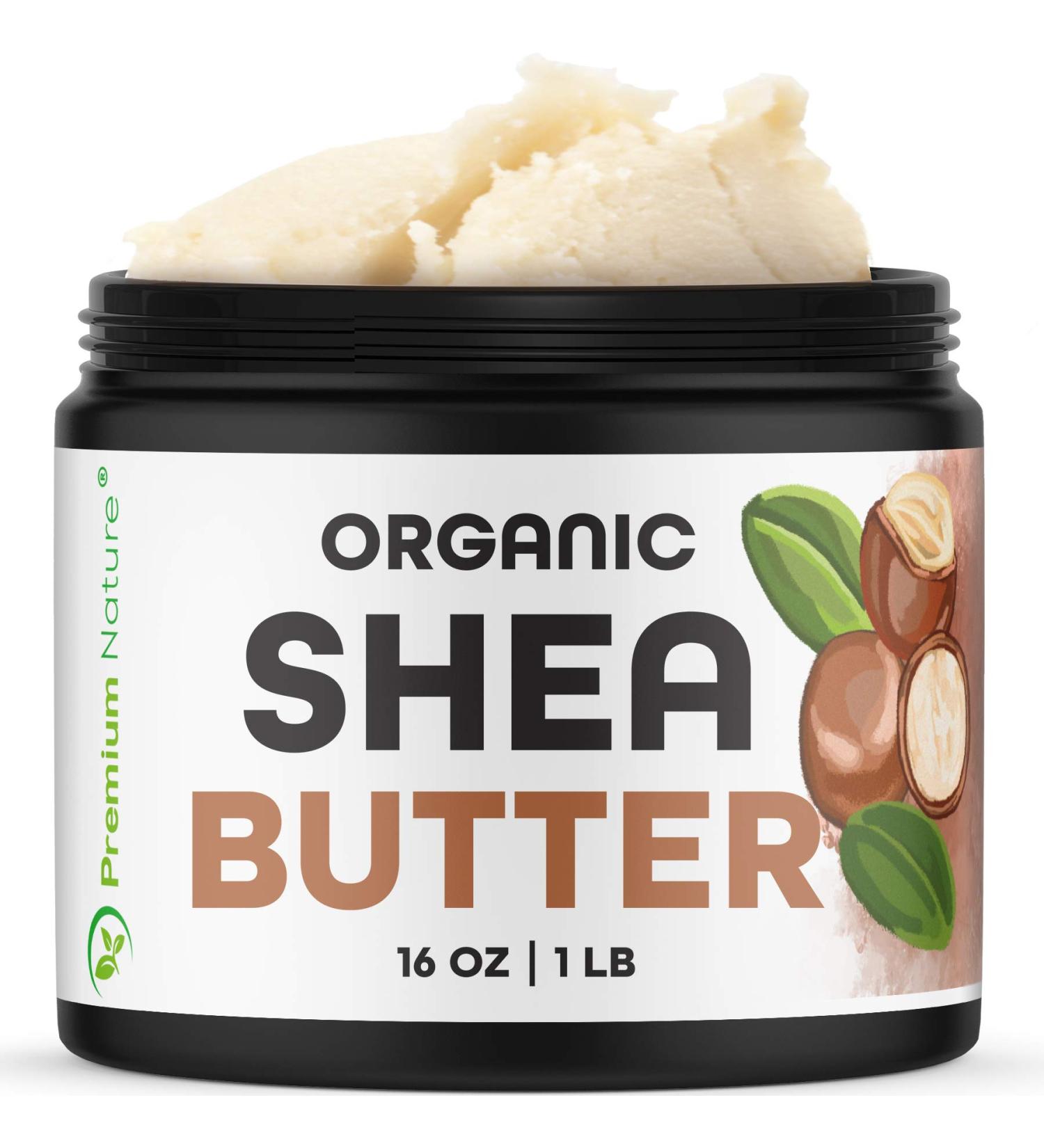Organic Raw Shea Butter for Skin Care - Unrefined Virgin Body Butter for Stretch Marks and Scars - Buy Online on GoSupps.com