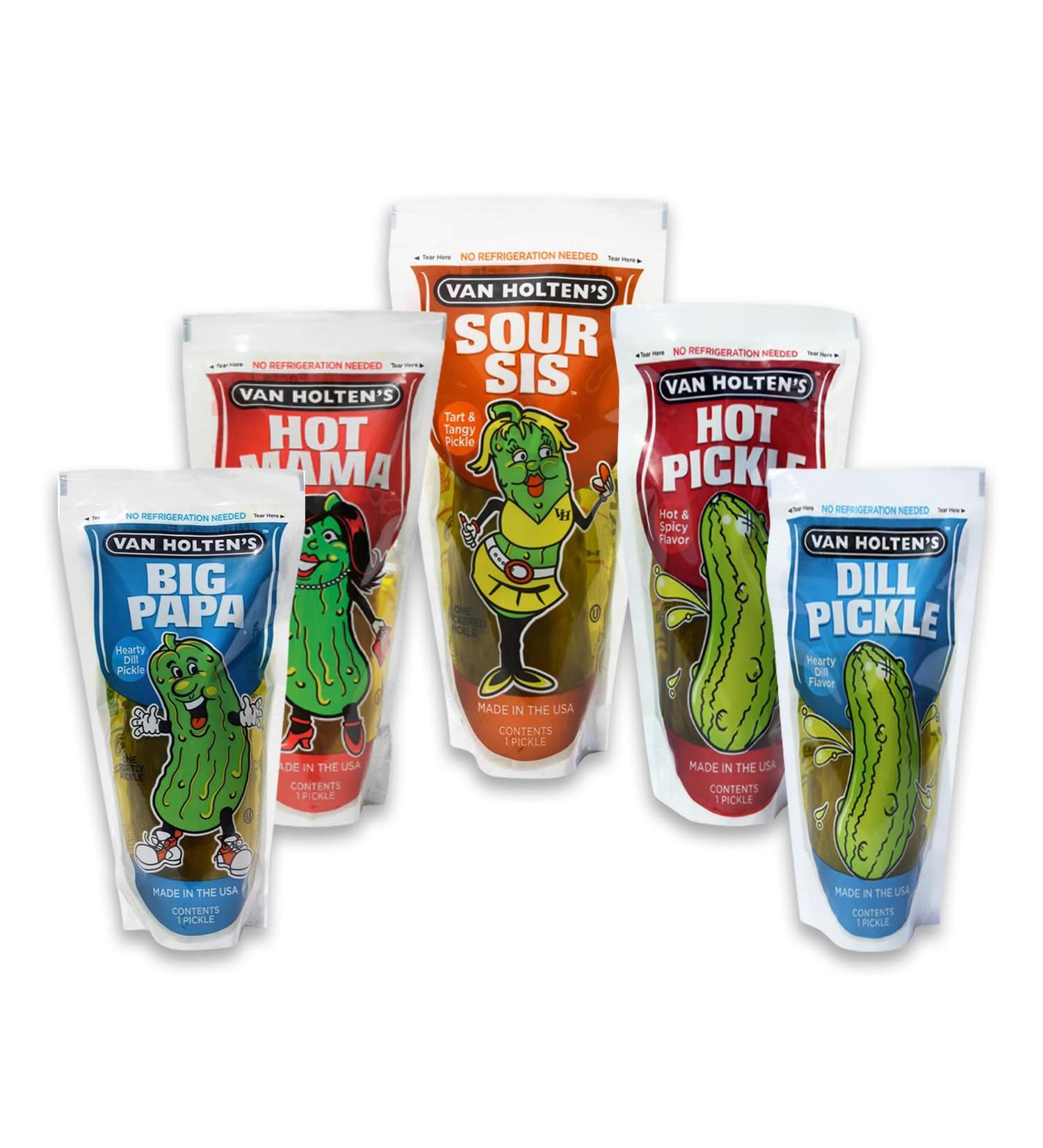Van Holten Cucumbers in a Bag | 5 Unique Tasting Set - International Shipping Available - Buy Online on GoSupps.com