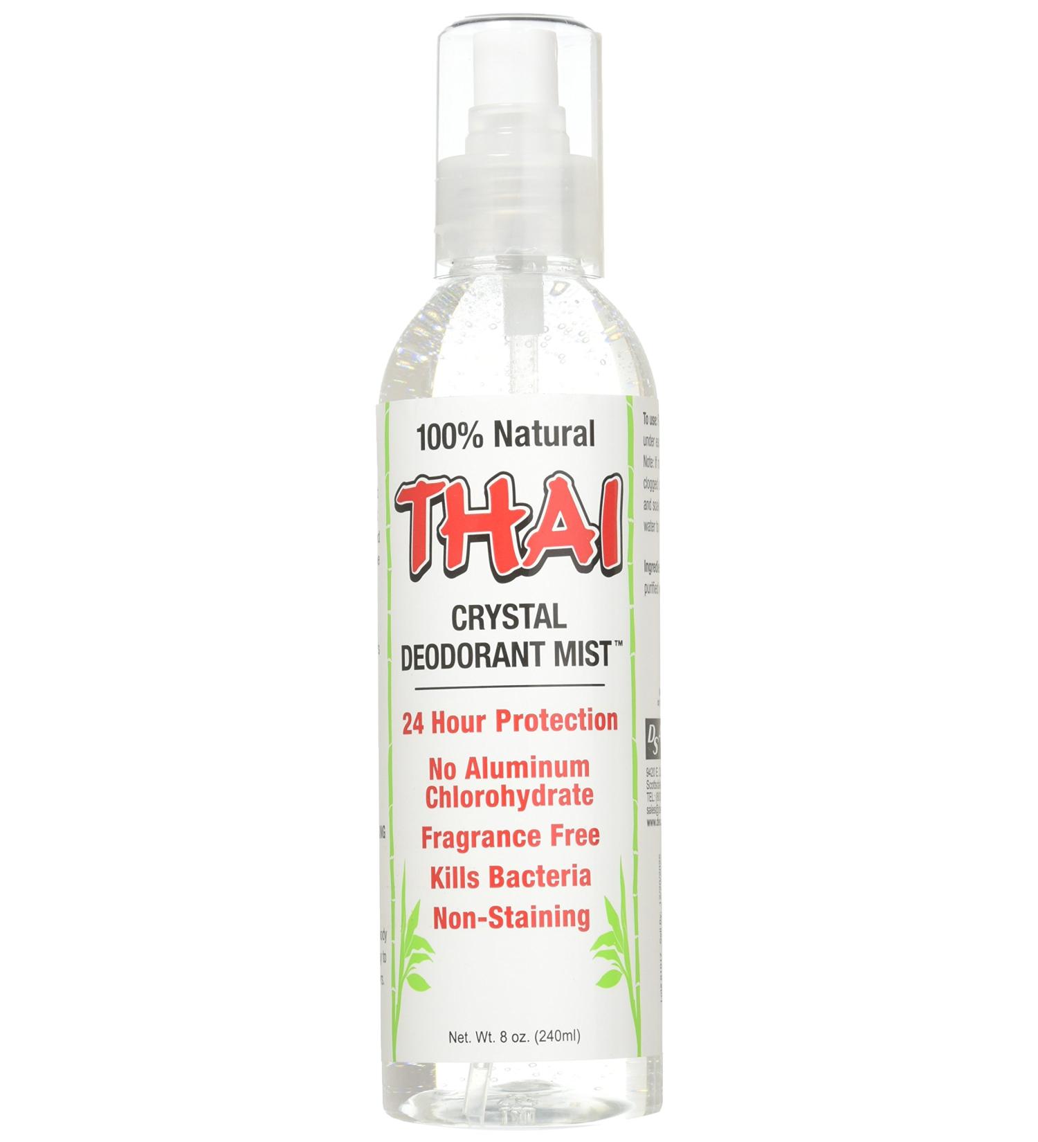 Thai Crystal Deodorant Mist 8oz - 6 Pack Case | Natural Mineral Deodorant - Buy Online on GoSupps.com