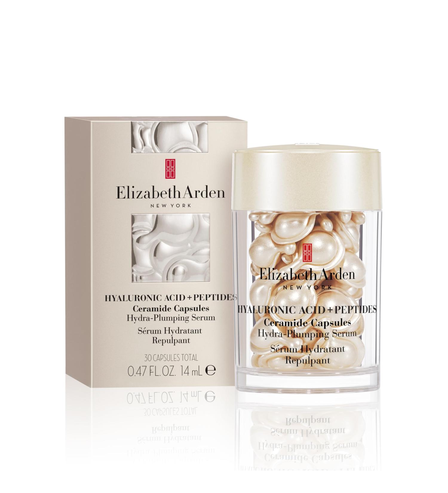 Elizabeth Arden Hyaluronic Acid + Peptides Ceramide Capsules Hydra-Plumping Serum 30 Capsules 0.47 fl oz - Buy Online on GoSupps.com