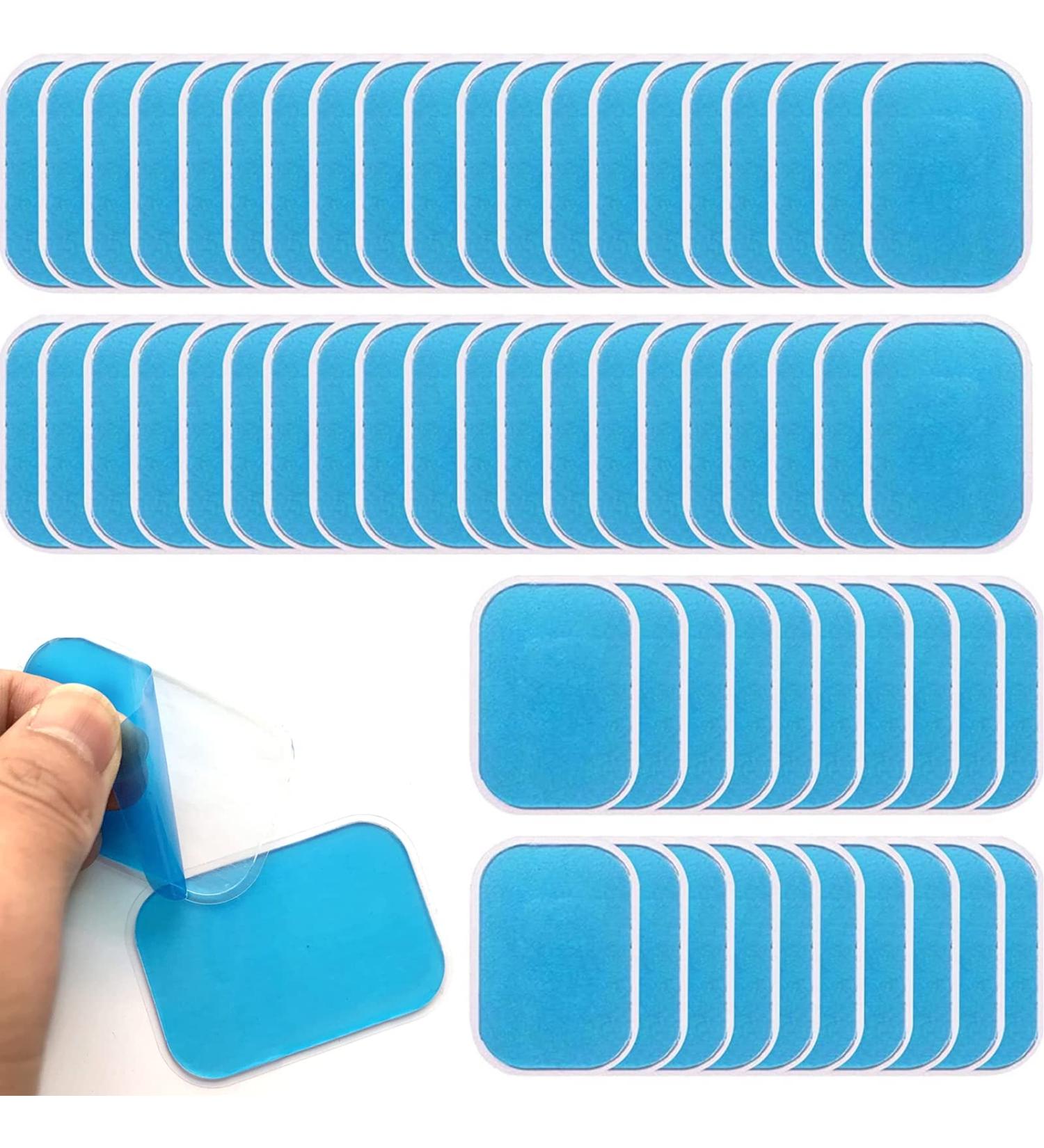 KSvaye 60 PCS EMS Gel Pads for Abdominal Muscle Trainer | Hydrogel Pads for Six-Pack & Belly Training | Replacement for Electrical Muscle Stimulation Devices (60x40mm) - Buy Online on GoSupps.com