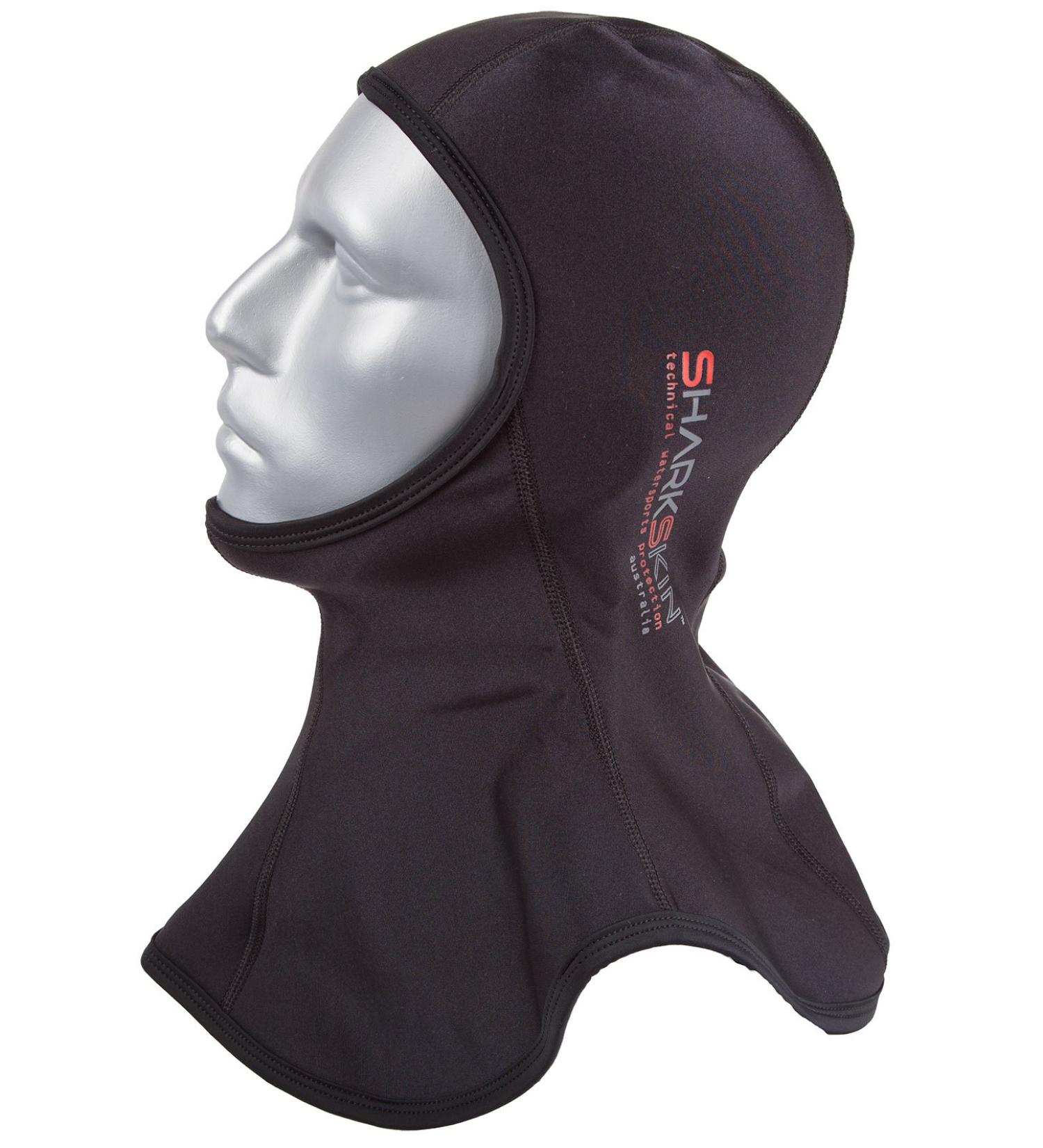 Sharkskin Chillproof Hood - Windproof Watersports Insulation (Black, Medium) - Buy Online on GoSupps.com