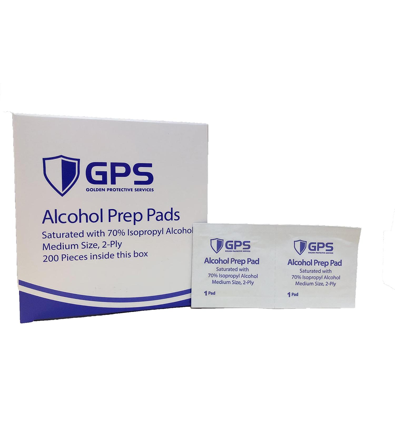 Sterile Alcohol Prep Pads Medium - Box of 200 - Buy Online on GoSupps.com
