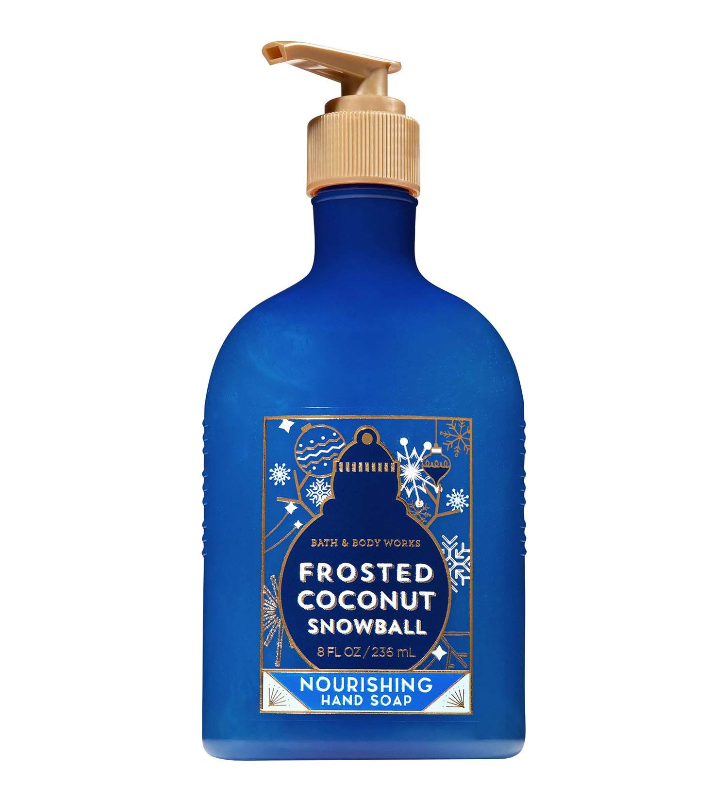 Bath and Body Works Frosted Coconut Snowball Nourishing Hand Soap 8 Fluid Ounce (2018 Edition)