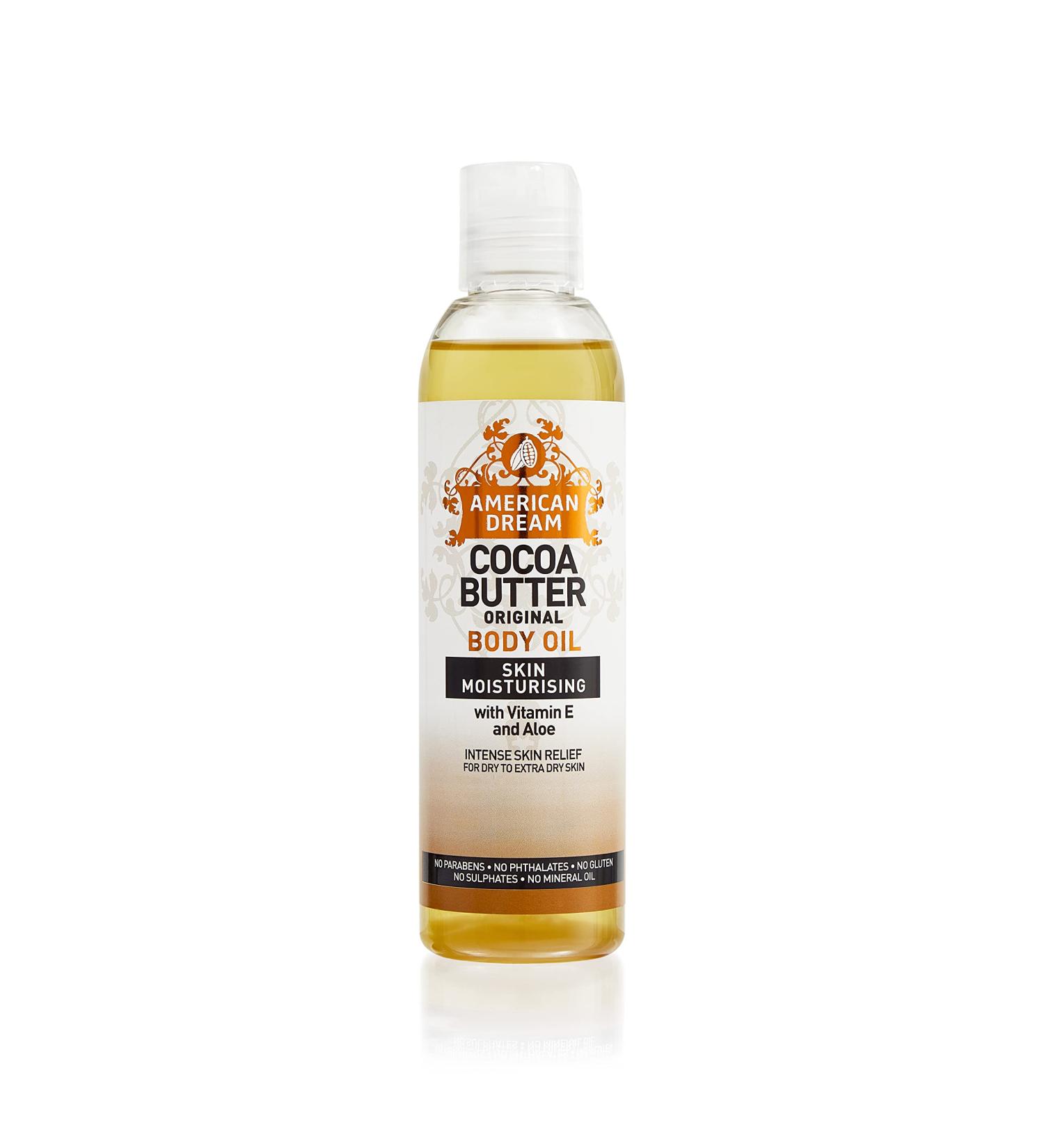 American Dream Cocoa Butter Body Oil 200ml - Choose from 3 Different Formulations (Original Cocoa Butter)